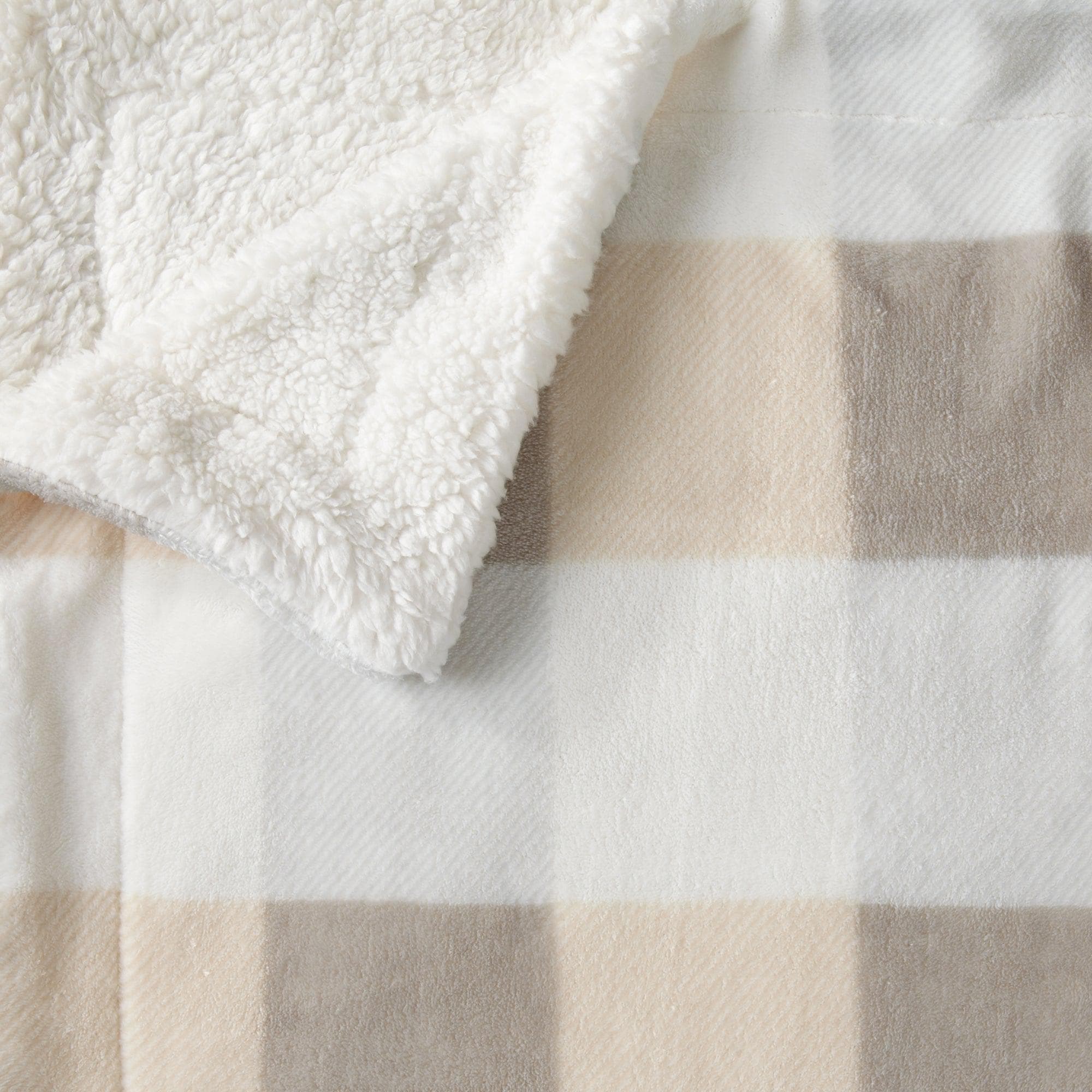 Velvet Plush Sherpa Luxury Bed Blanket - Kinsley Collection Great Bay Home