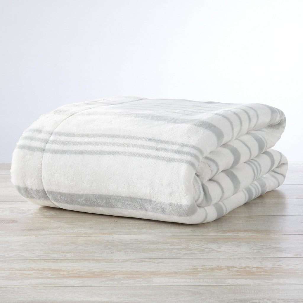Velvet Plush Sherpa Luxury Bed Blanket - Kinsley Collection Great Bay Home