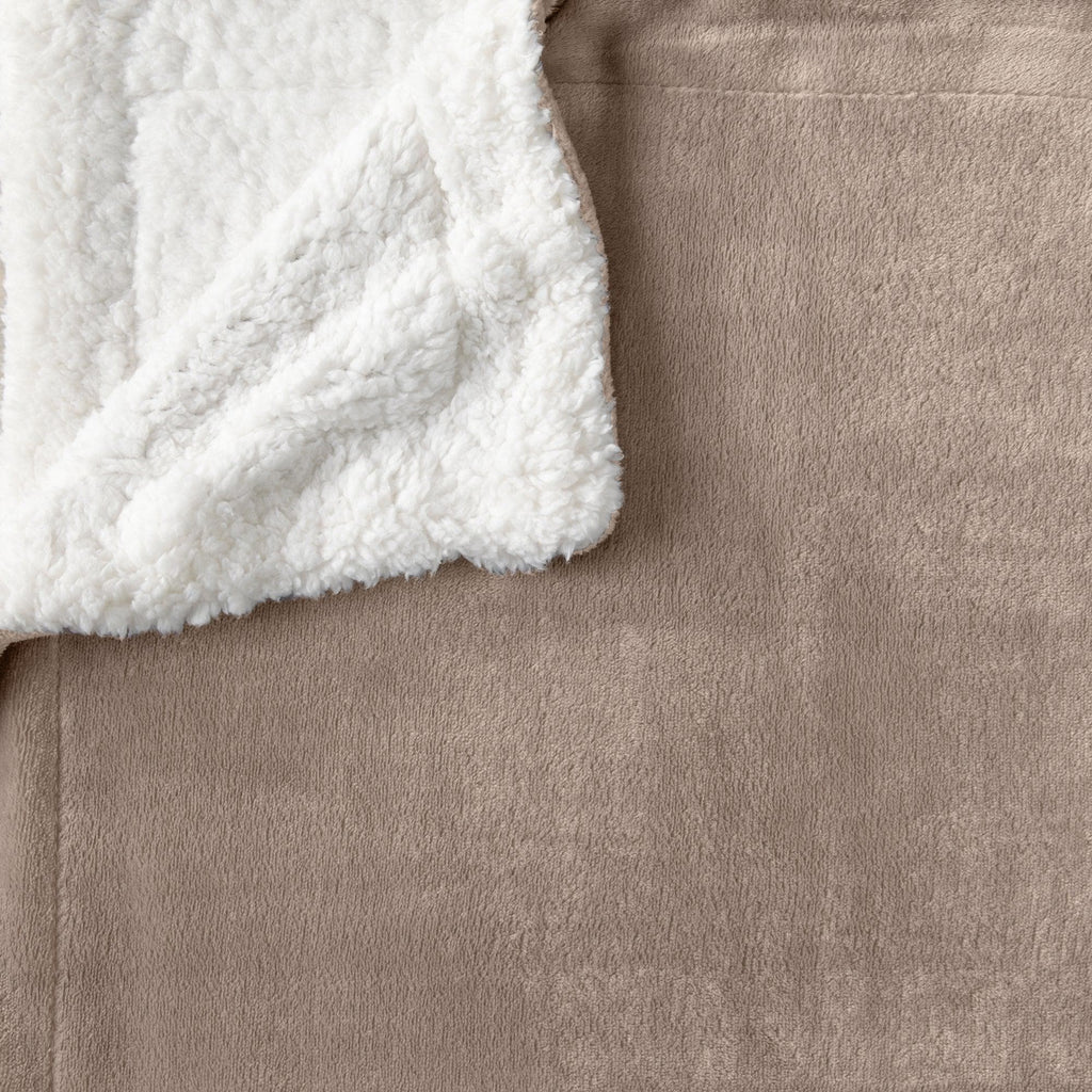 Velvet Plush Sherpa Luxury Bed Blanket - Kinsley Collection Great Bay Home