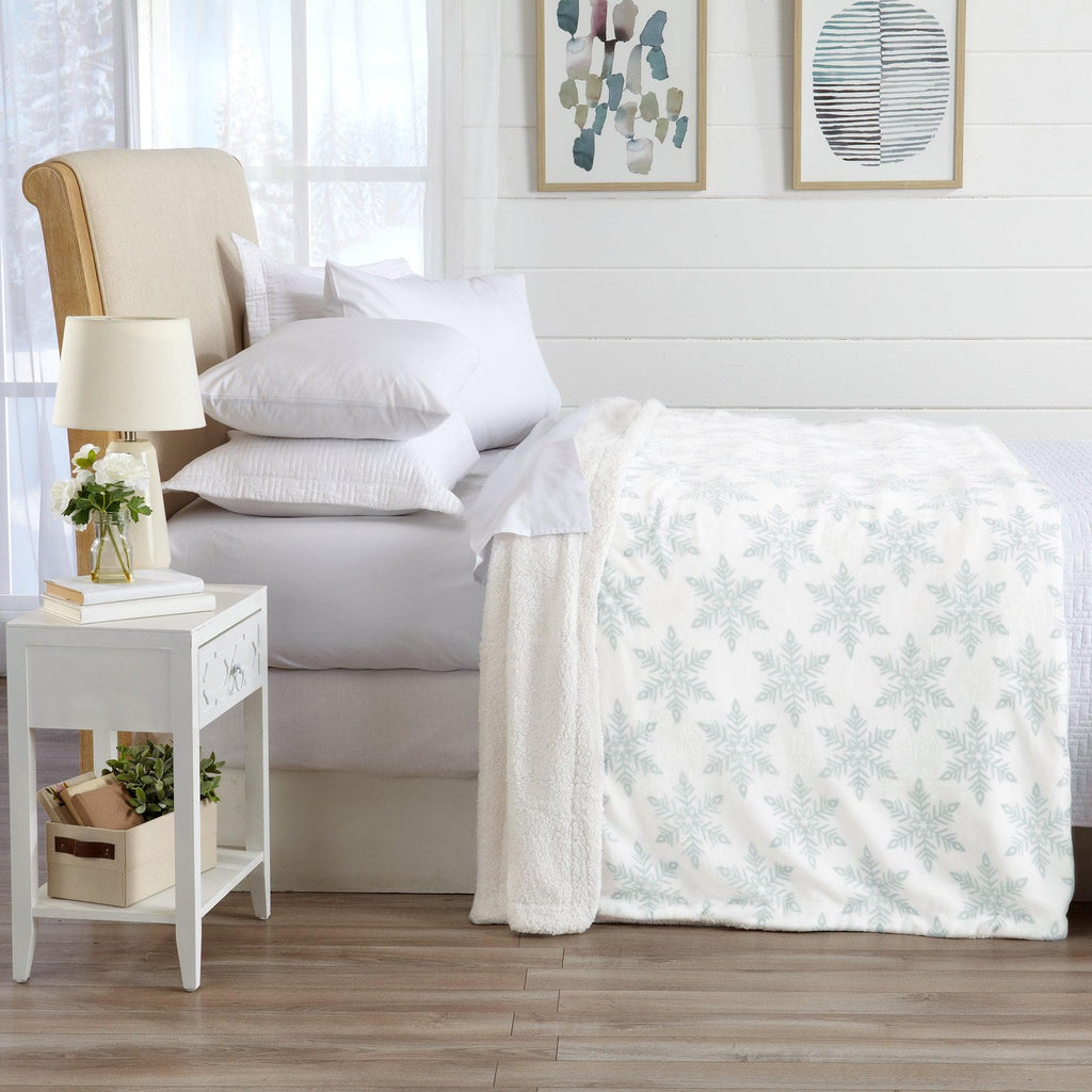 Velvet Plush Sherpa Luxury Bed Blanket - Kinsley Collection Great Bay Home