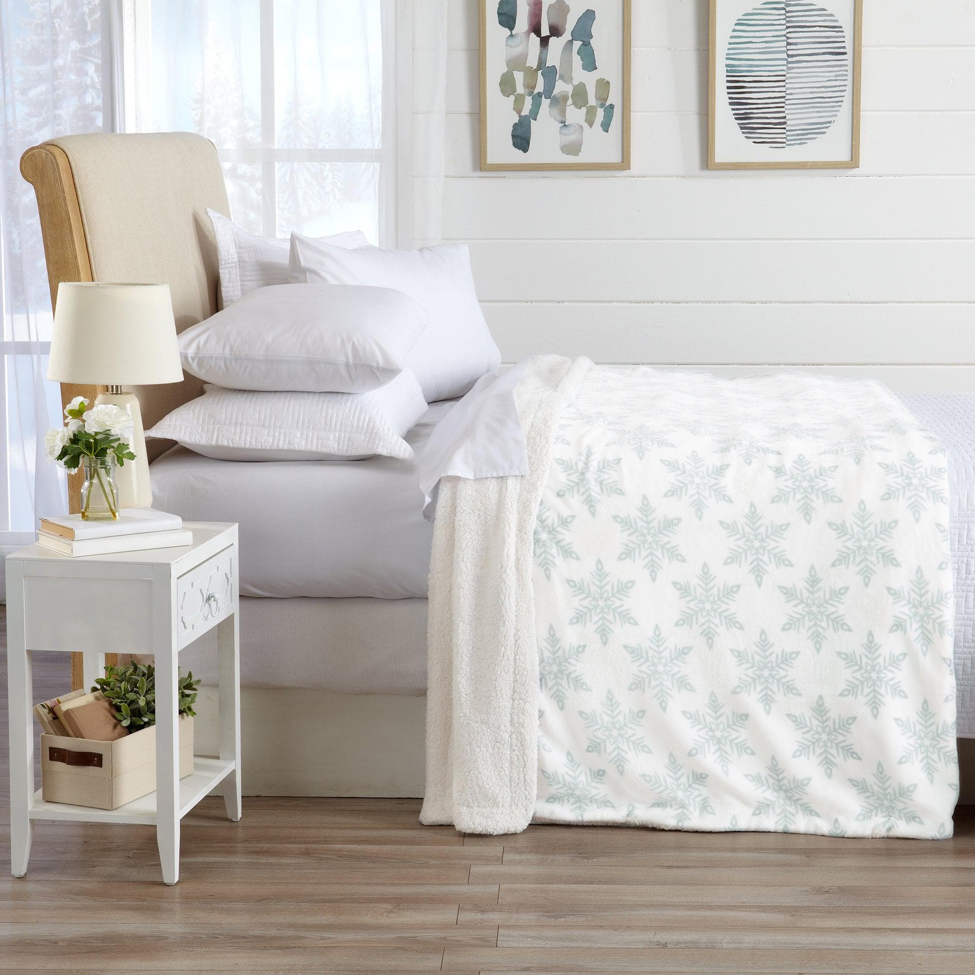 Velvet Plush Sherpa Luxury Bed Blanket - Kinsley Collection Great Bay Home