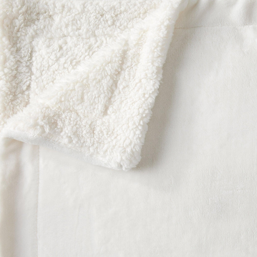 Velvet Plush Sherpa Luxury Bed Blanket - Kinsley Collection Great Bay Home