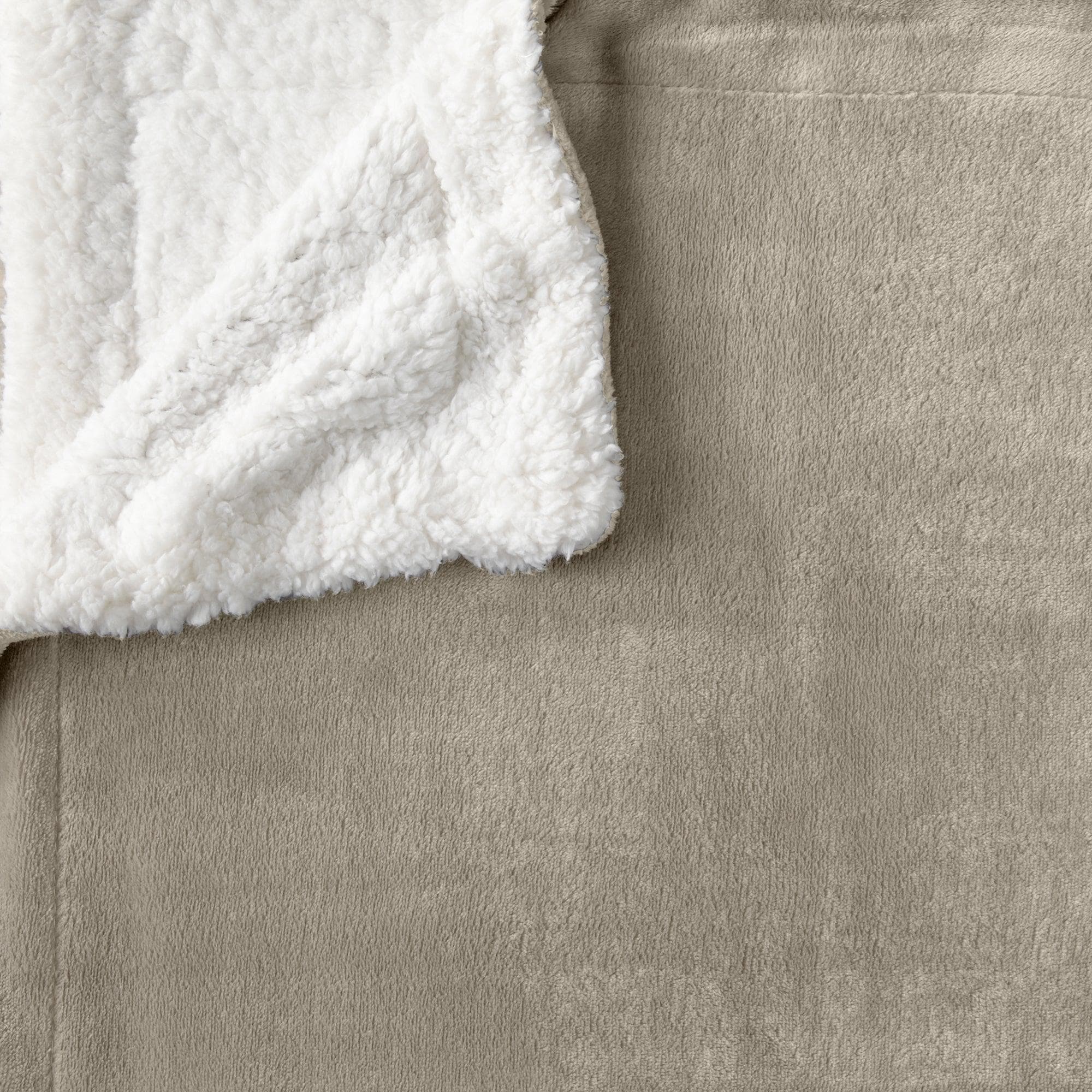 Velvet Plush Sherpa Luxury Bed Blanket - Kinsley Collection Great Bay Home