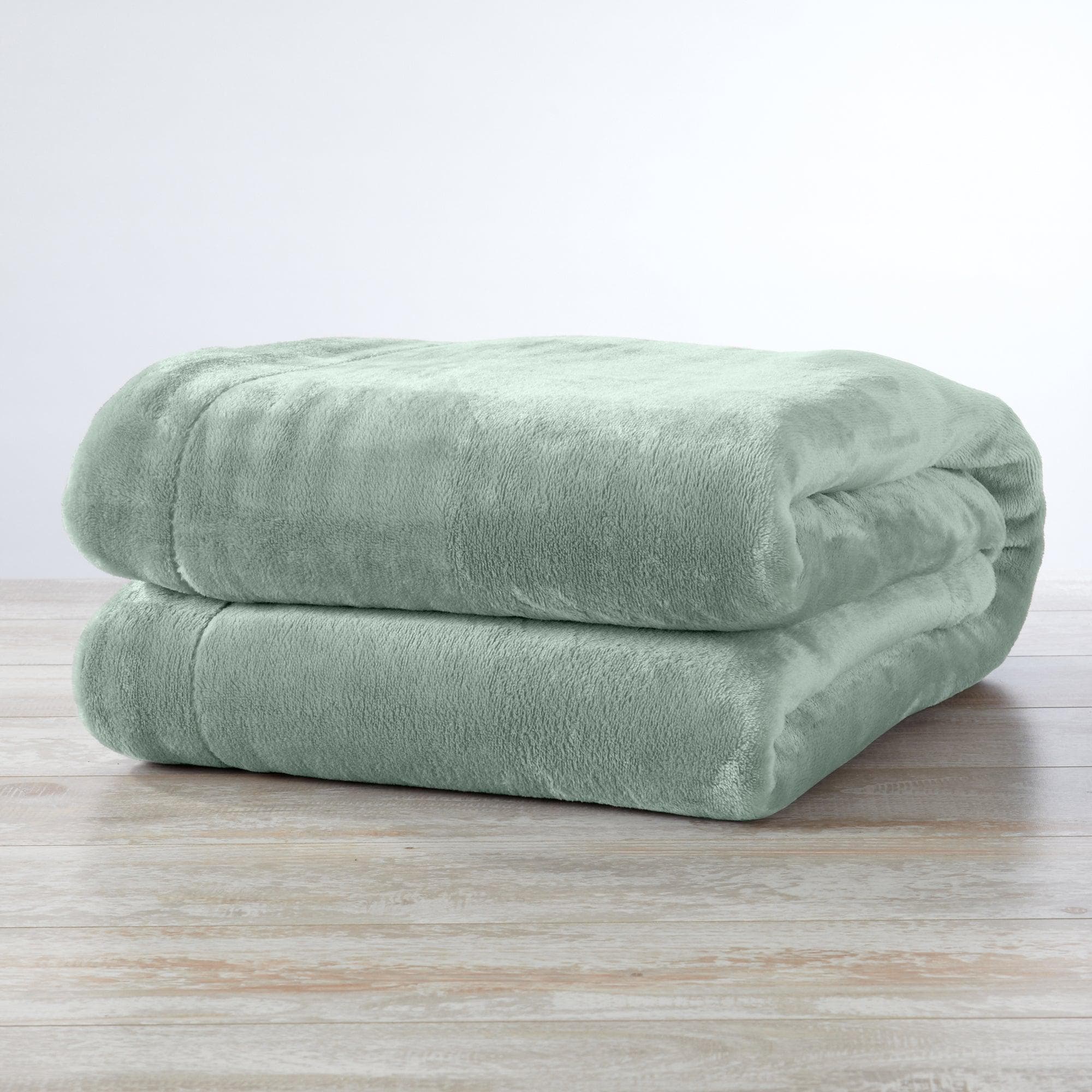 Velvet Plush Sherpa Luxury Bed Blanket - Kinsley Collection Great Bay Home