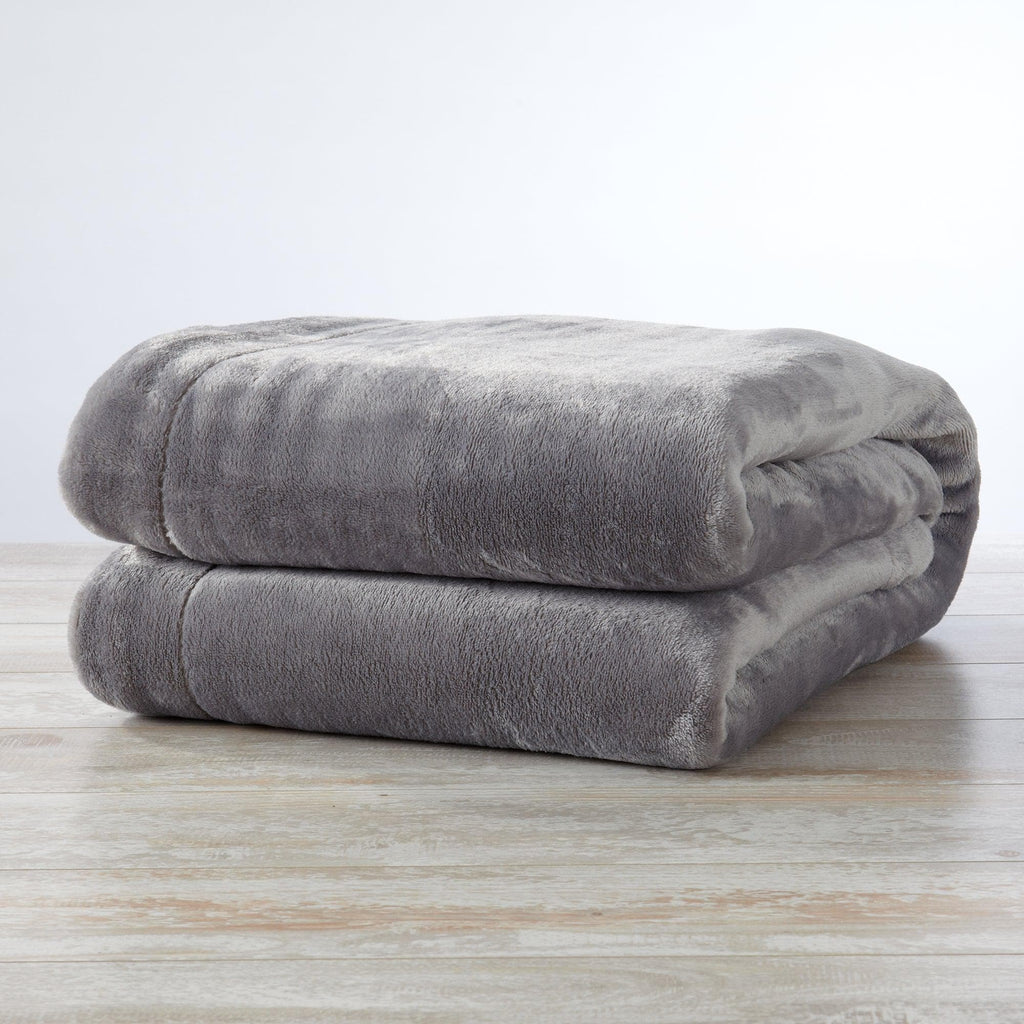 Velvet Plush Sherpa Luxury Bed Blanket - Kinsley Collection Great Bay Home