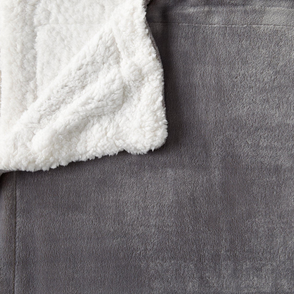 Velvet Plush Sherpa Luxury Bed Blanket - Kinsley Collection Great Bay Home