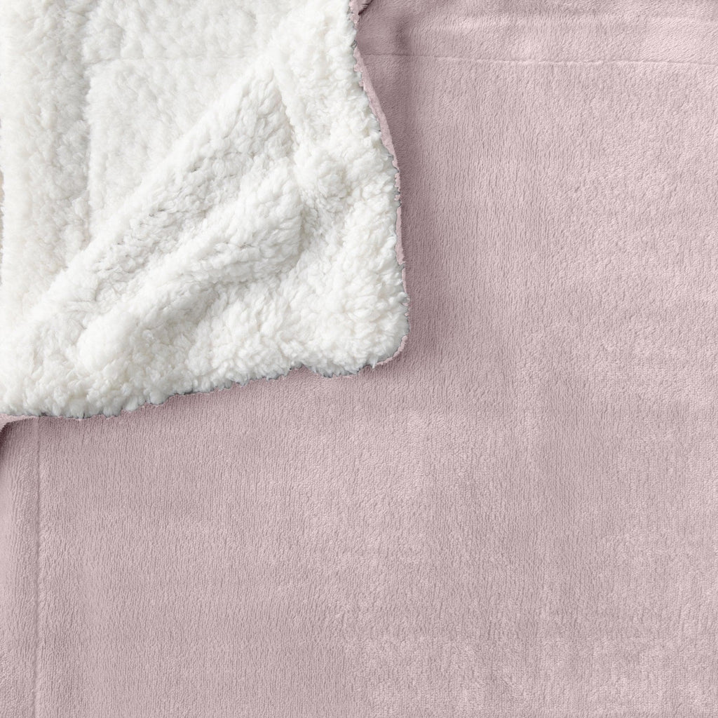 Velvet Plush Sherpa Luxury Bed Blanket - Kinsley Collection Great Bay Home
