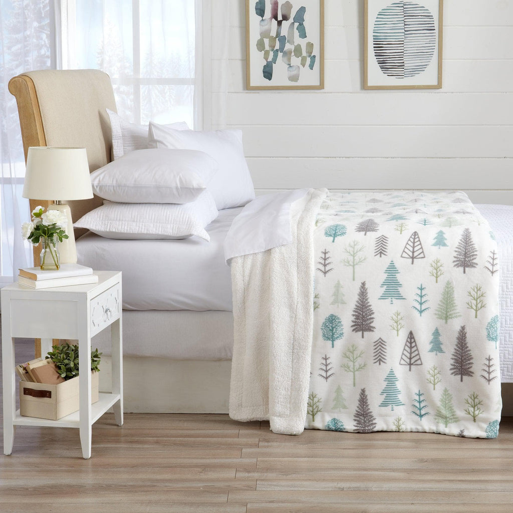 Velvet Plush Sherpa Luxury Bed Blanket - Kinsley Collection Great Bay Home