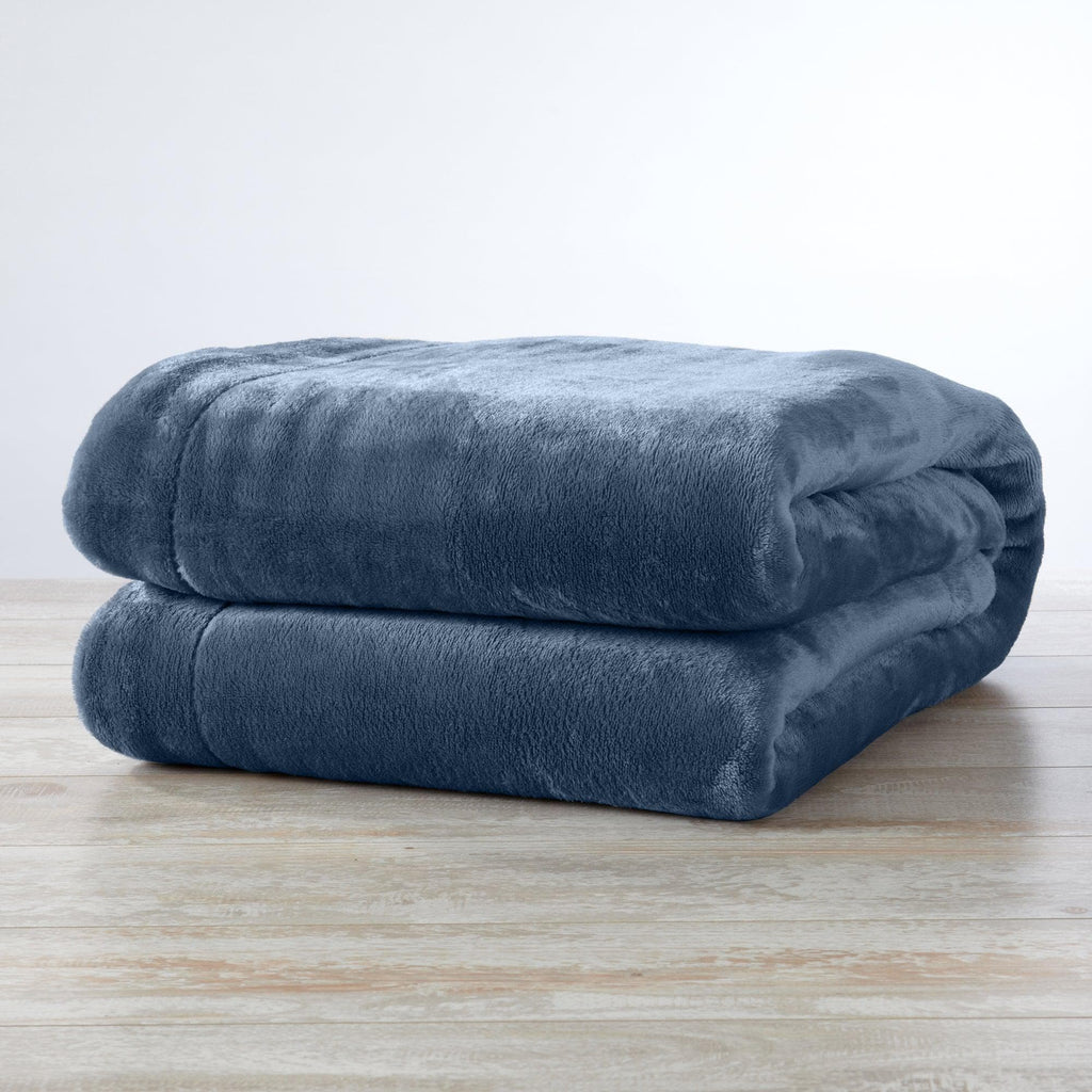 Velvet Plush Sherpa Luxury Bed Blanket - Kinsley Collection Great Bay Home