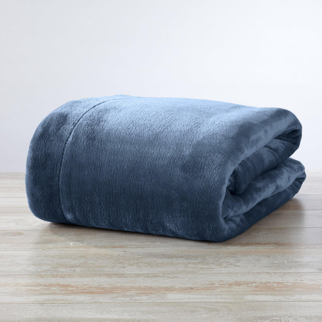 Velvet Plush Sherpa Luxury Bed Blanket - Kinsley Collection Great Bay Home