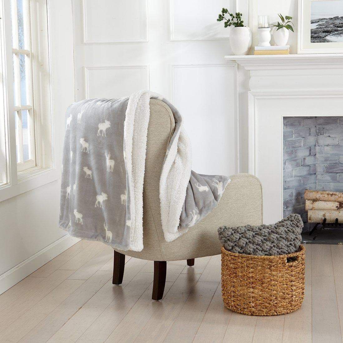 Velvet Plush Sherpa Luxury Bed Blanket - Kinsley Collection Great Bay Home