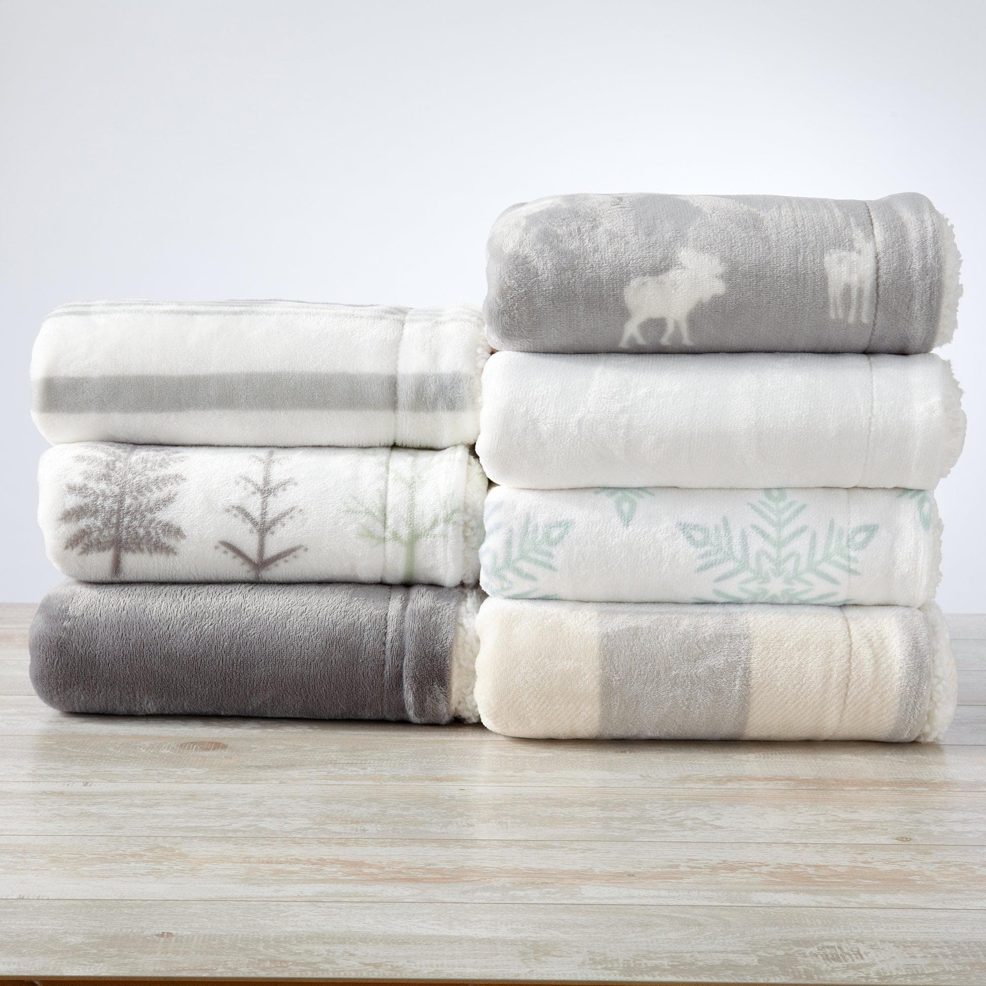 Velvet Plush Sherpa Luxury Bed Blanket - Kinsley Collection Great Bay Home