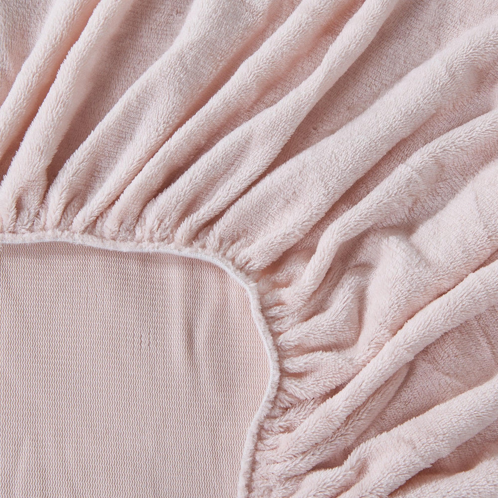 Solid Plush Fitted Sheet - Velvet Luxe Collection Great Bay Home