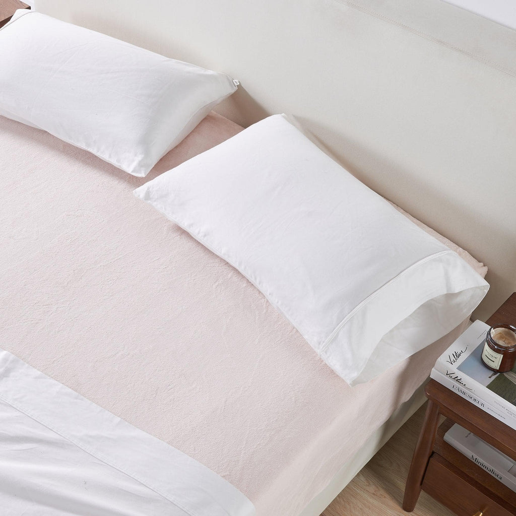 Solid Plush Fitted Sheet - Velvet Luxe Collection Great Bay Home
