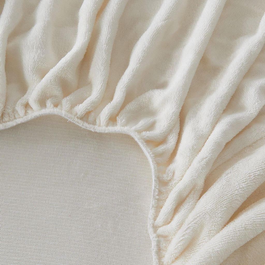 Solid Plush Fitted Sheet - Velvet Luxe Collection Great Bay Home