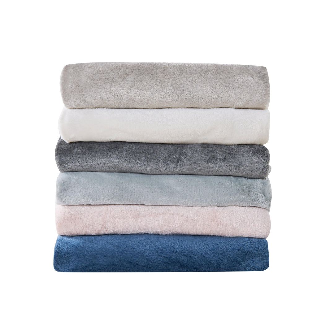 Solid Plush Fitted Sheet - Velvet Luxe Collection Great Bay Home