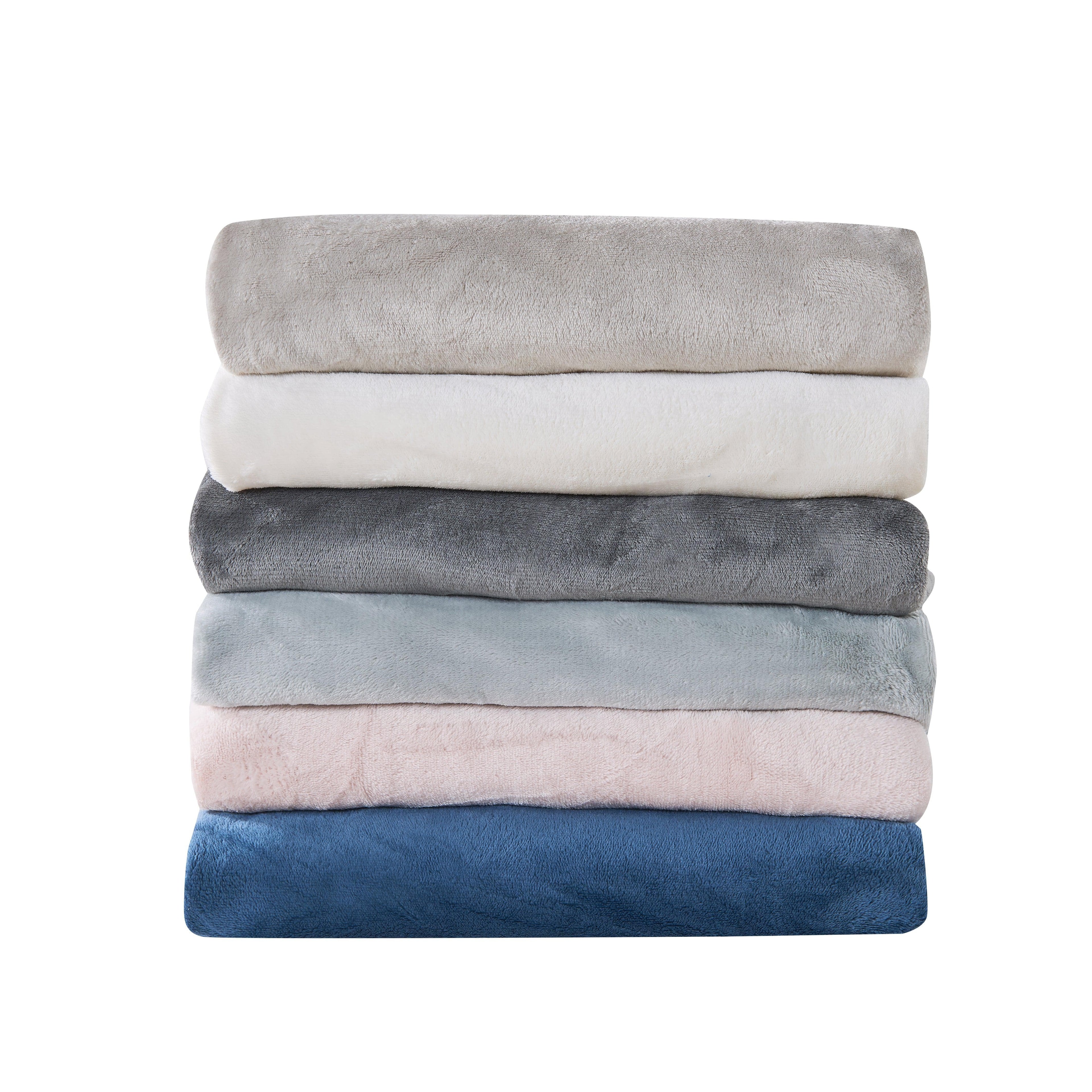 Solid Plush Fitted Sheet - Velvet Luxe Collection Great Bay Home