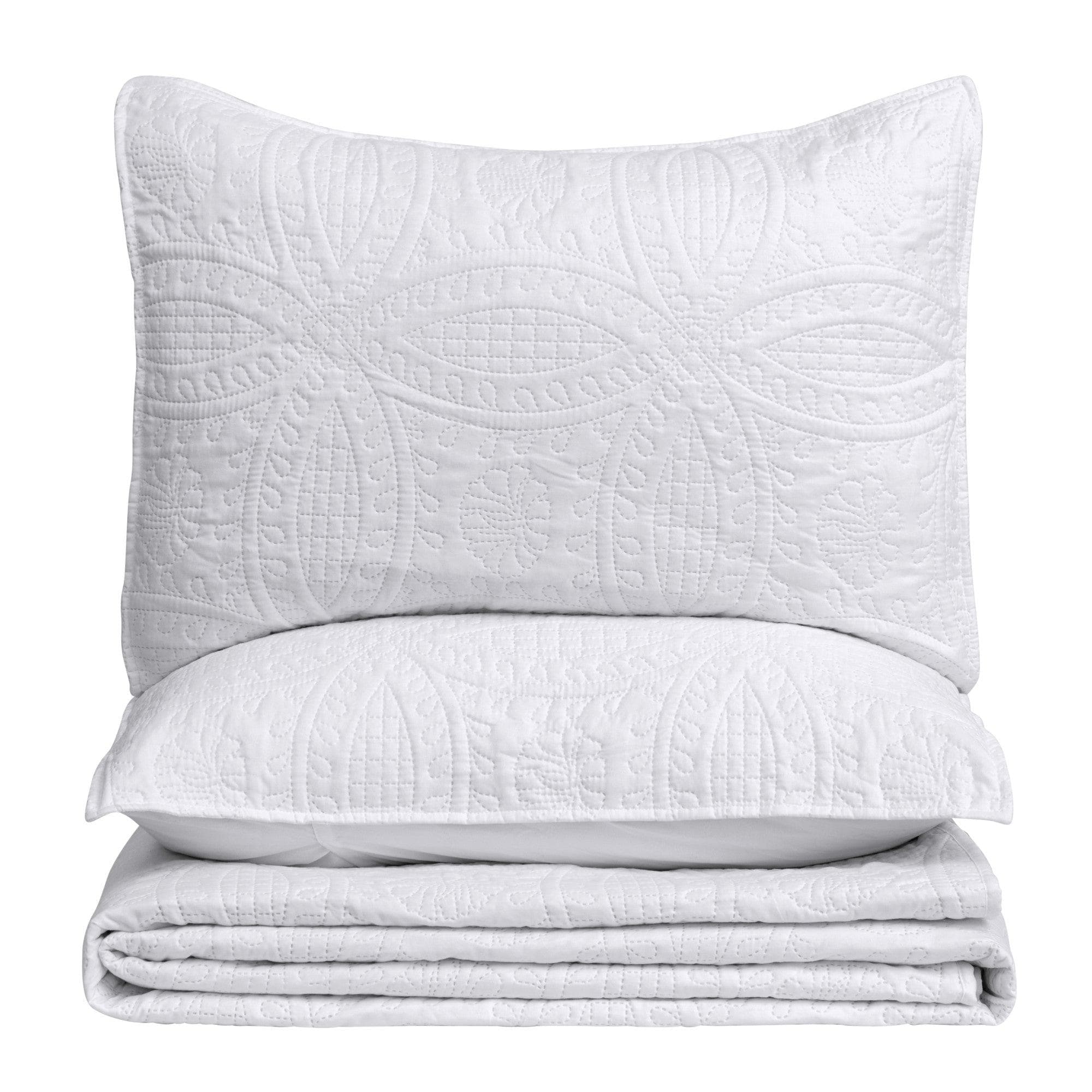 Oversized Medallion Quilt Set - Clara Collection Great Bay Home