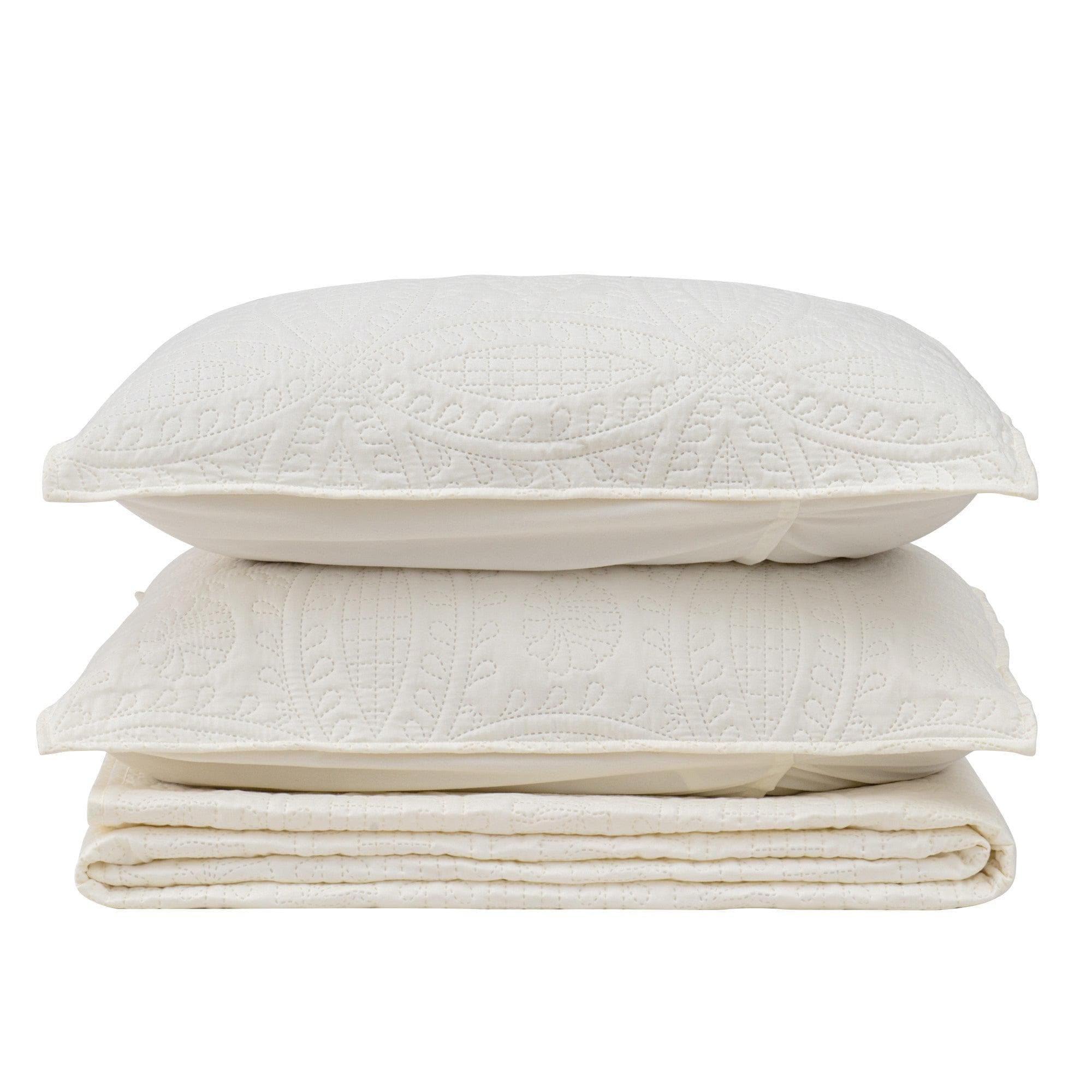 Oversized Medallion Quilt Set - Clara Collection Great Bay Home