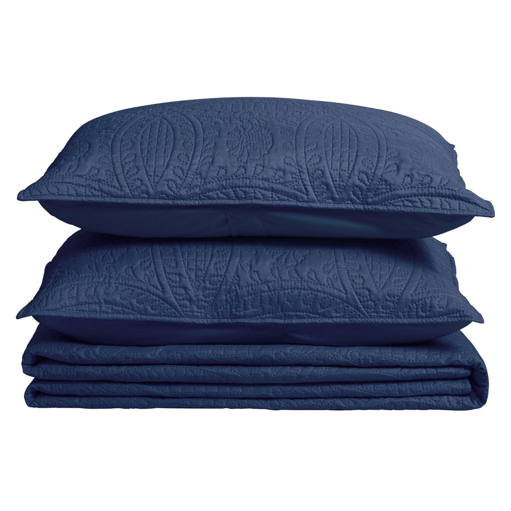 Oversized Medallion Quilt Set - Clara Collection Great Bay Home