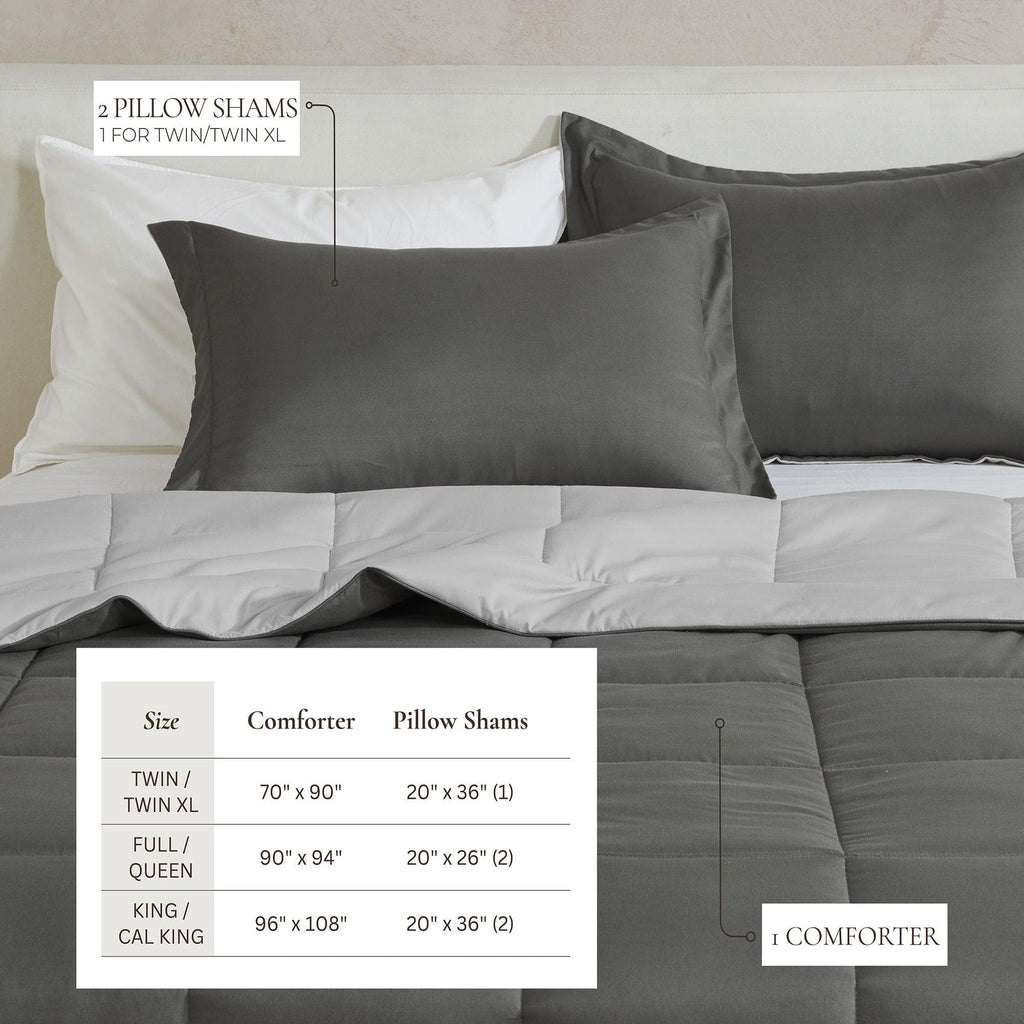 Reversible Comforter Set - Odette Collection Great Bay Home