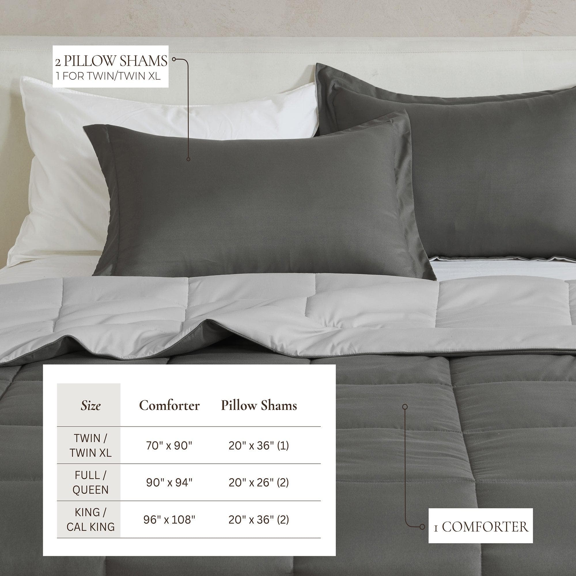 Reversible Comforter Set - Odette Collection Great Bay Home