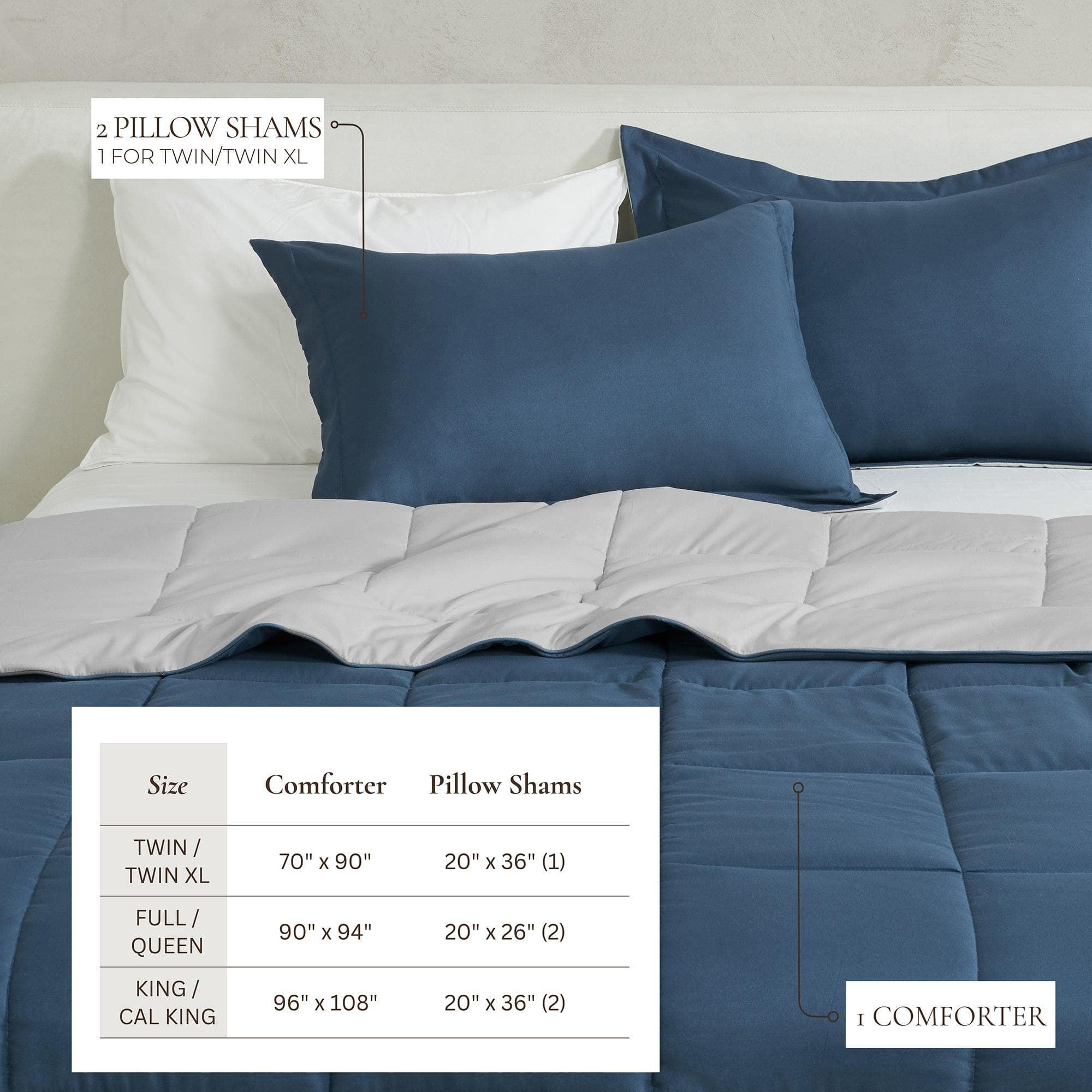 Reversible Comforter Set - Odette Collection Great Bay Home