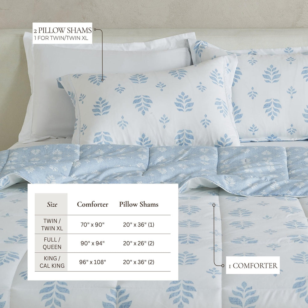 Reversible Comforter Set - Odette Collection Great Bay Home