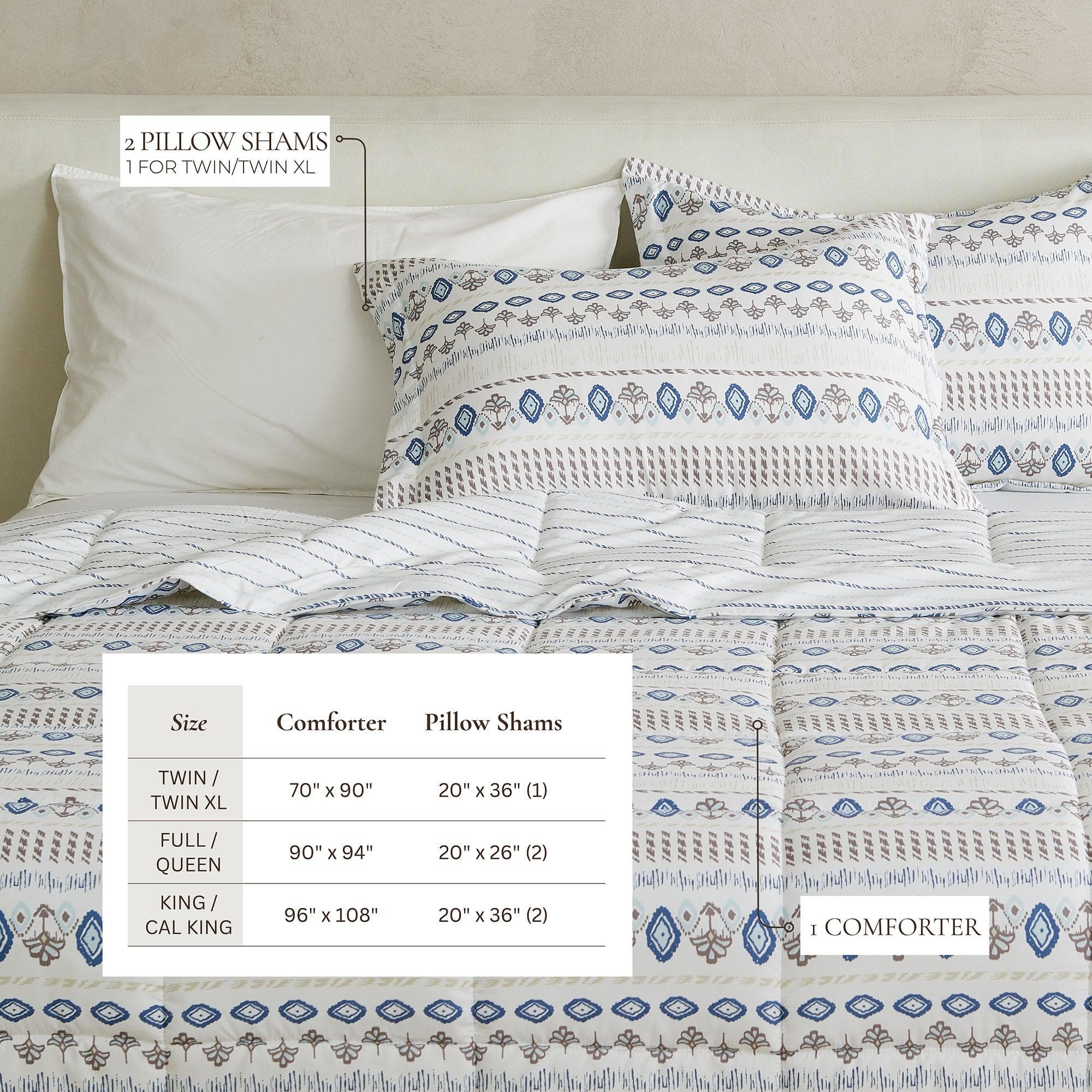Reversible Comforter Set - Odette Collection Great Bay Home