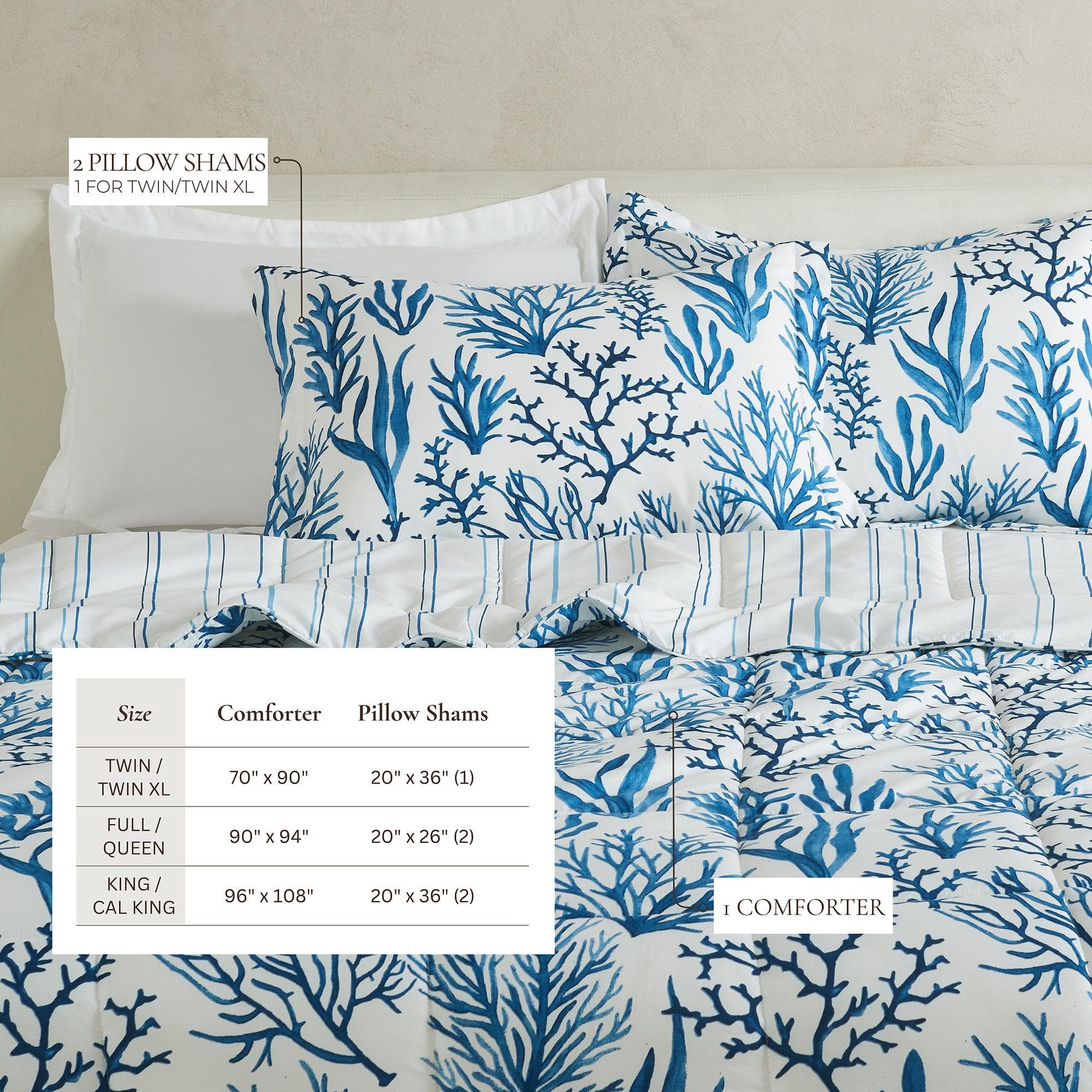 Reversible Comforter Set - Odette Collection Great Bay Home