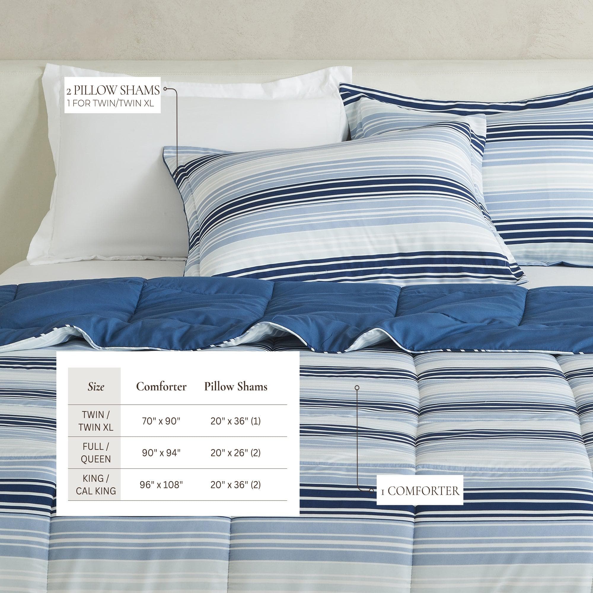 Reversible Comforter Set - Odette Collection Great Bay Home