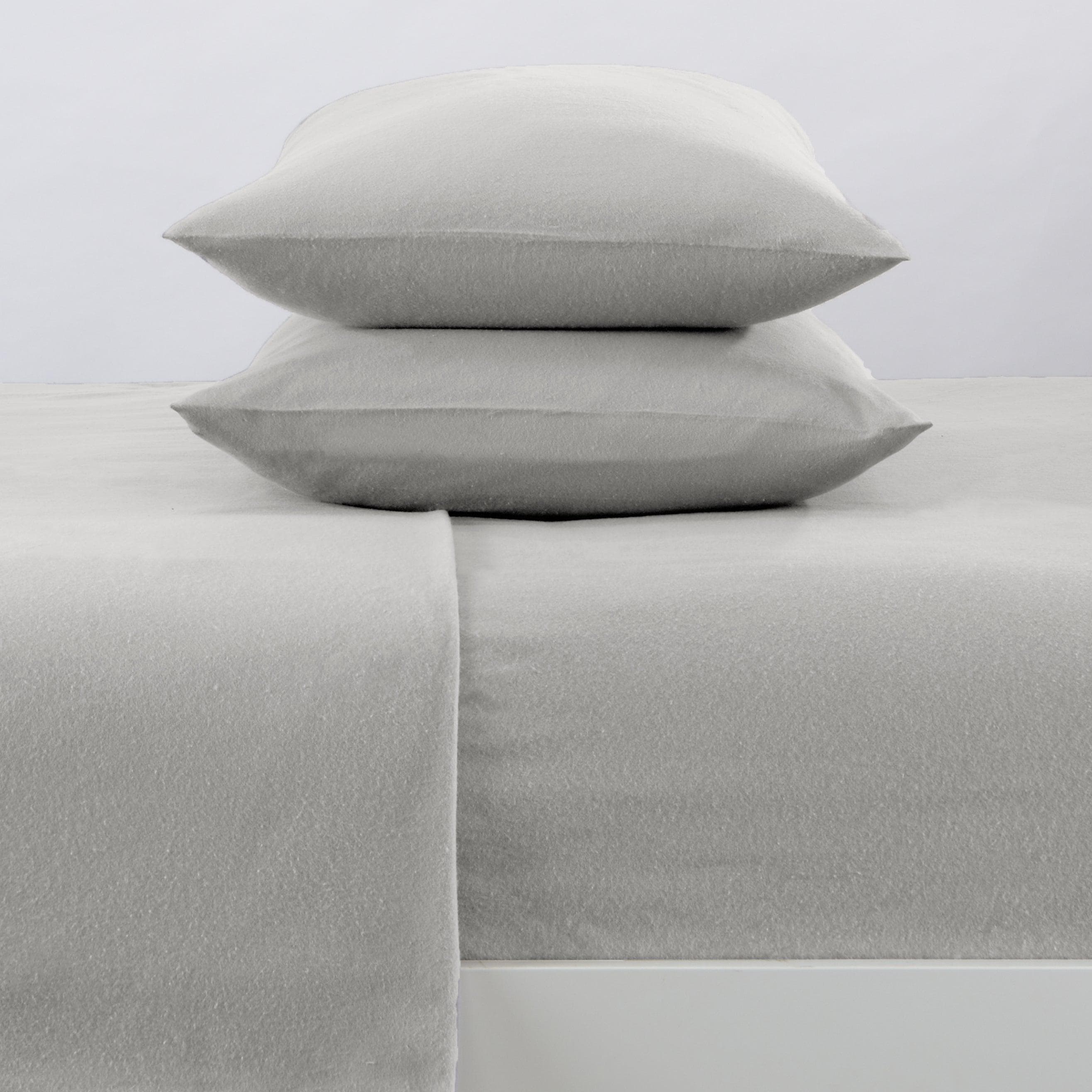 Cotton Solid Flannel Sheet - Nordic Collection Great Bay Home