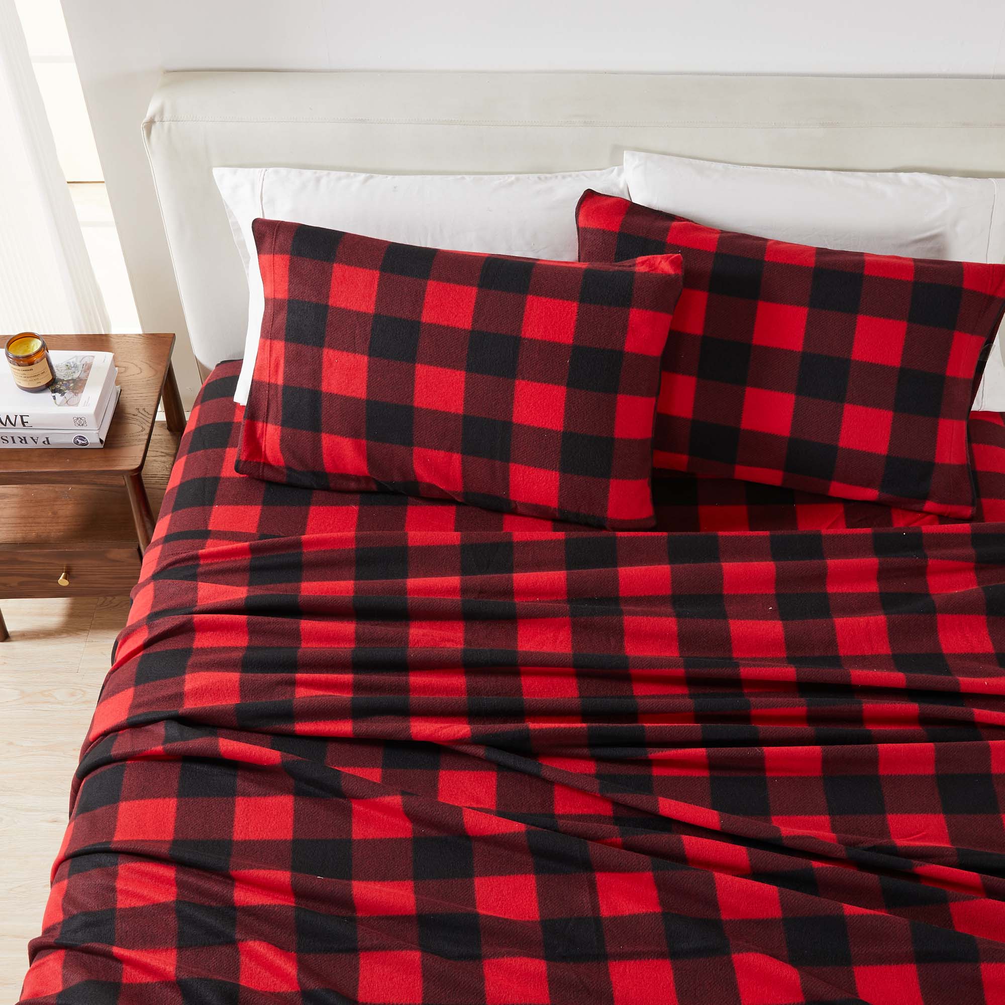 Printed Fleece Sheet - Dara Collection Great Bay Home