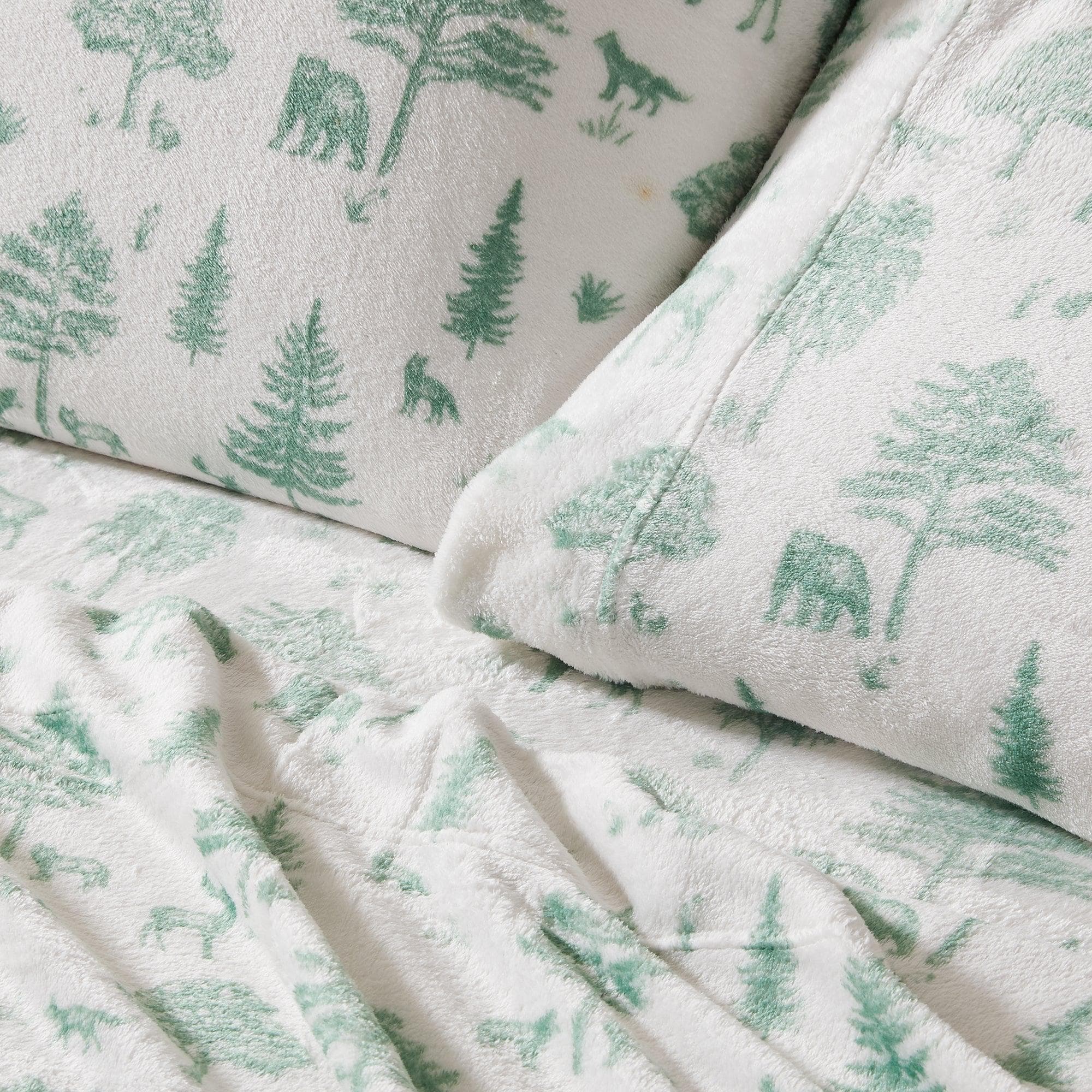 Printed Plush Sheet - Velvet Luxe Collection Great Bay Home