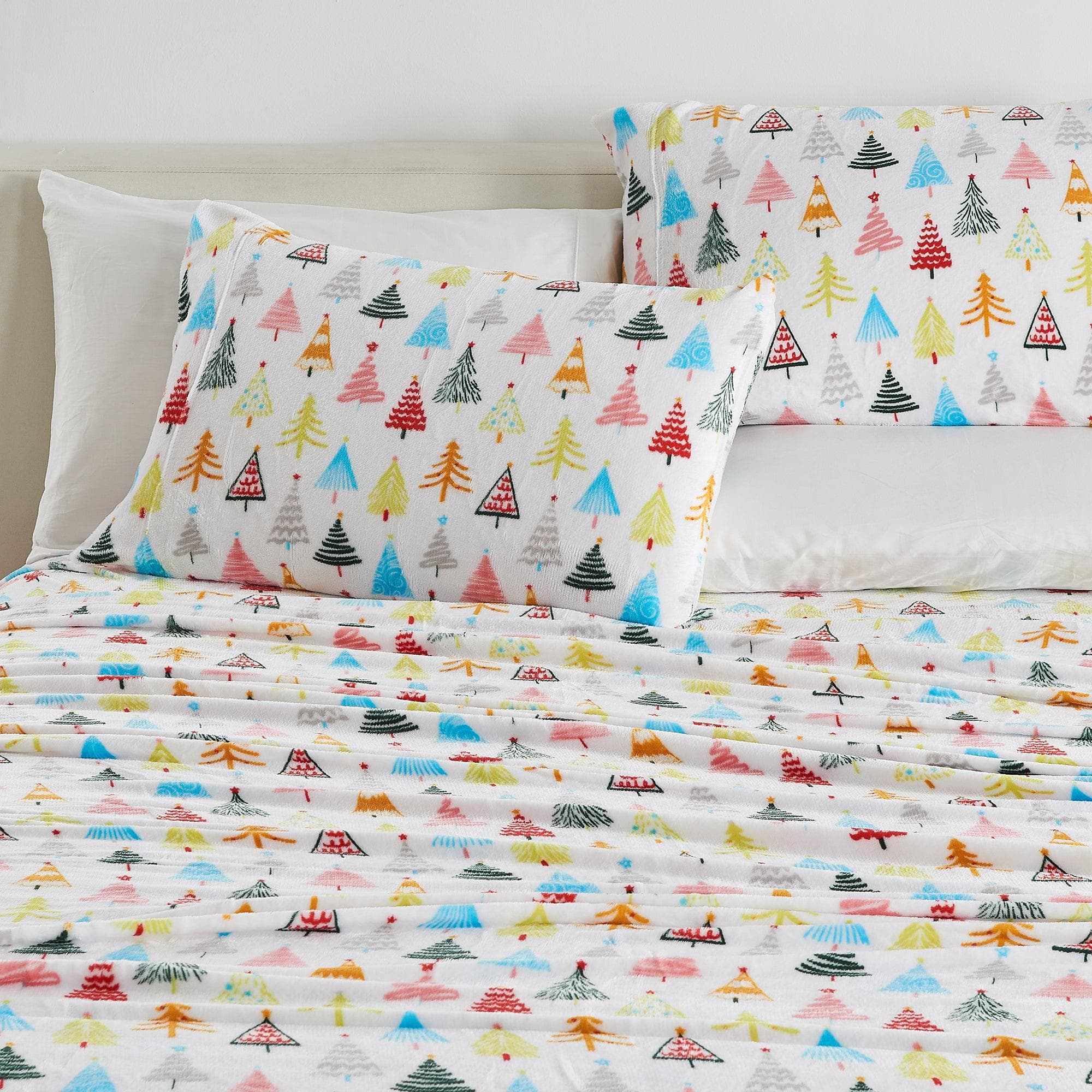 Printed Plush Sheet - Velvet Luxe Collection Great Bay Home