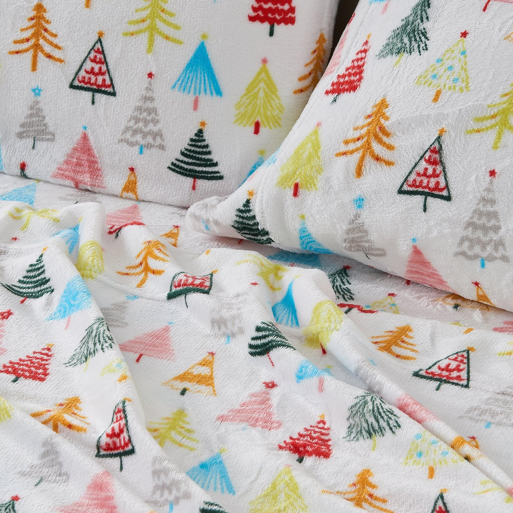 Printed Plush Sheet - Velvet Luxe Collection Great Bay Home