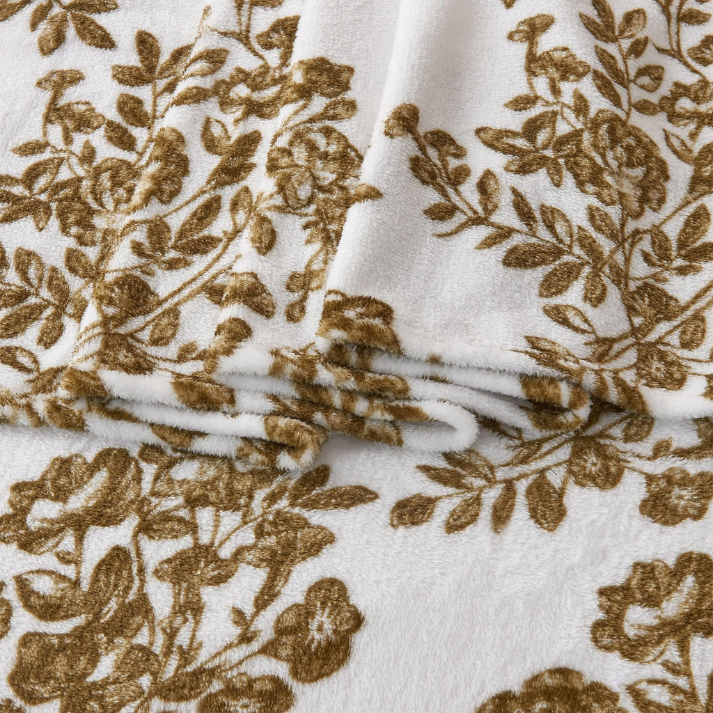 Printed Plush Sheet - Velvet Luxe Collection Great Bay Home