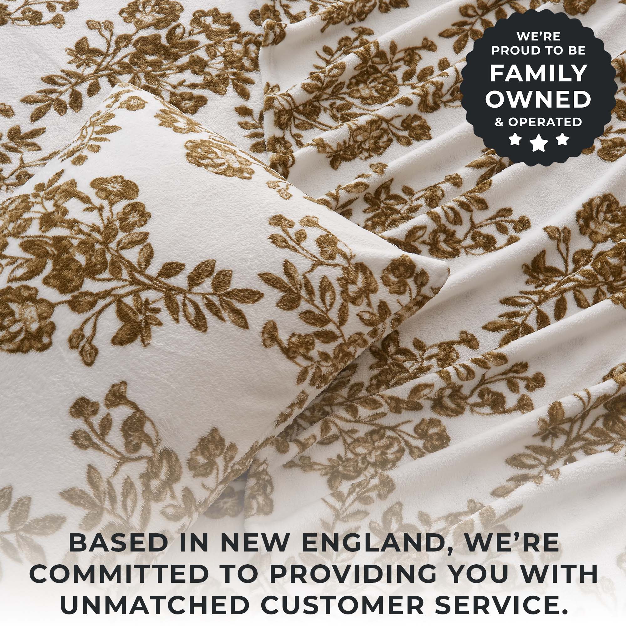 Printed Plush Sheet - Velvet Luxe Collection Great Bay Home