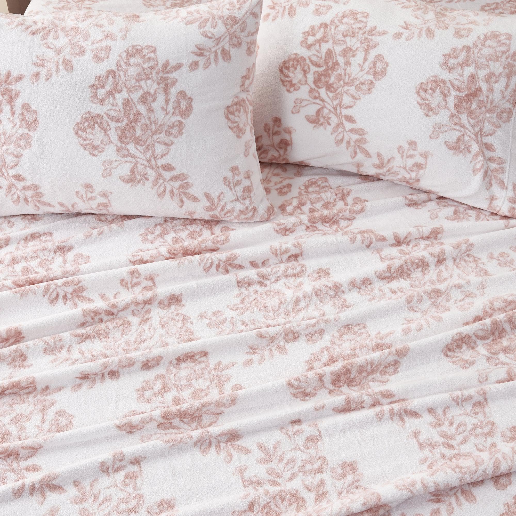 Printed Plush Sheet - Velvet Luxe Collection Great Bay Home