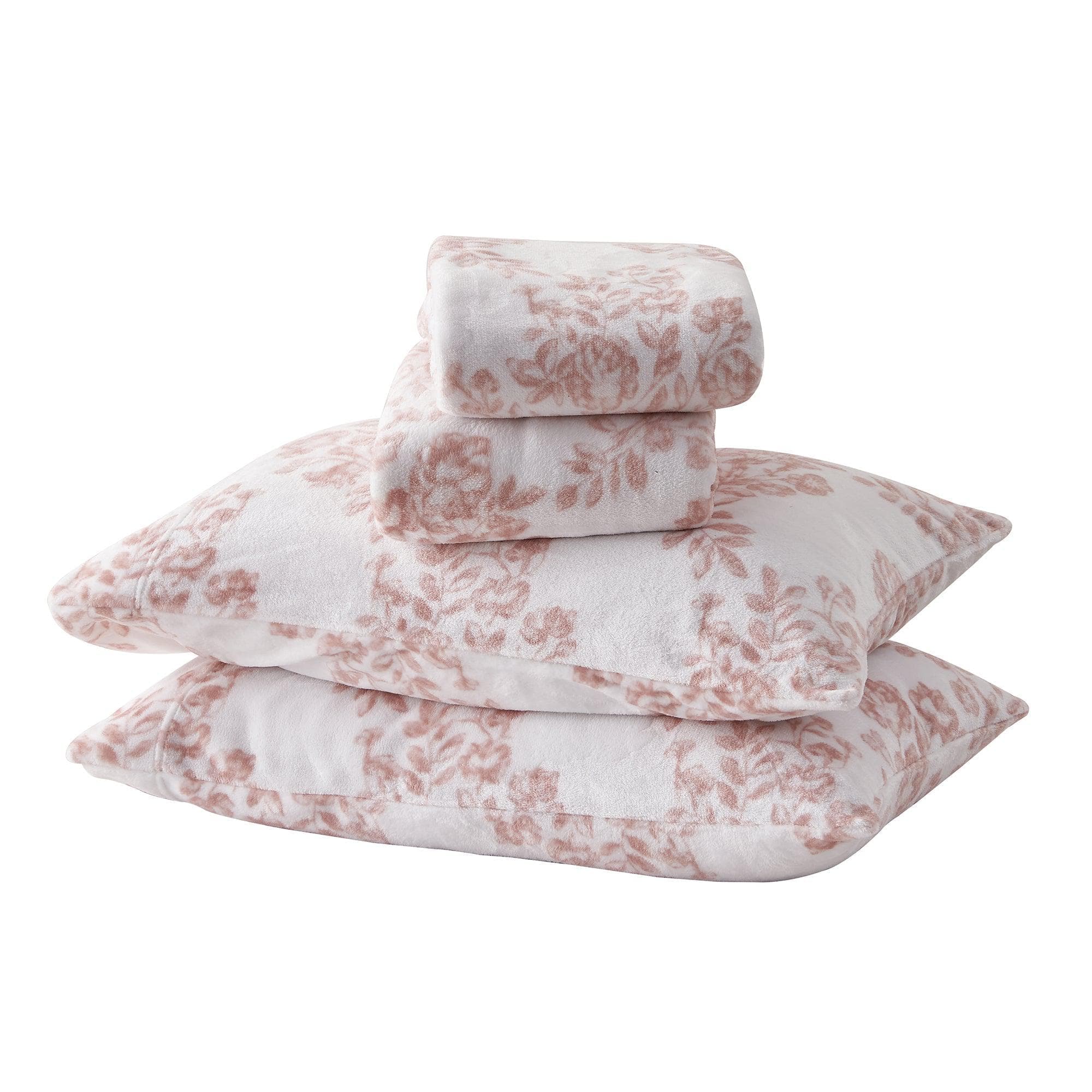 Printed Plush Sheet - Velvet Luxe Collection Great Bay Home