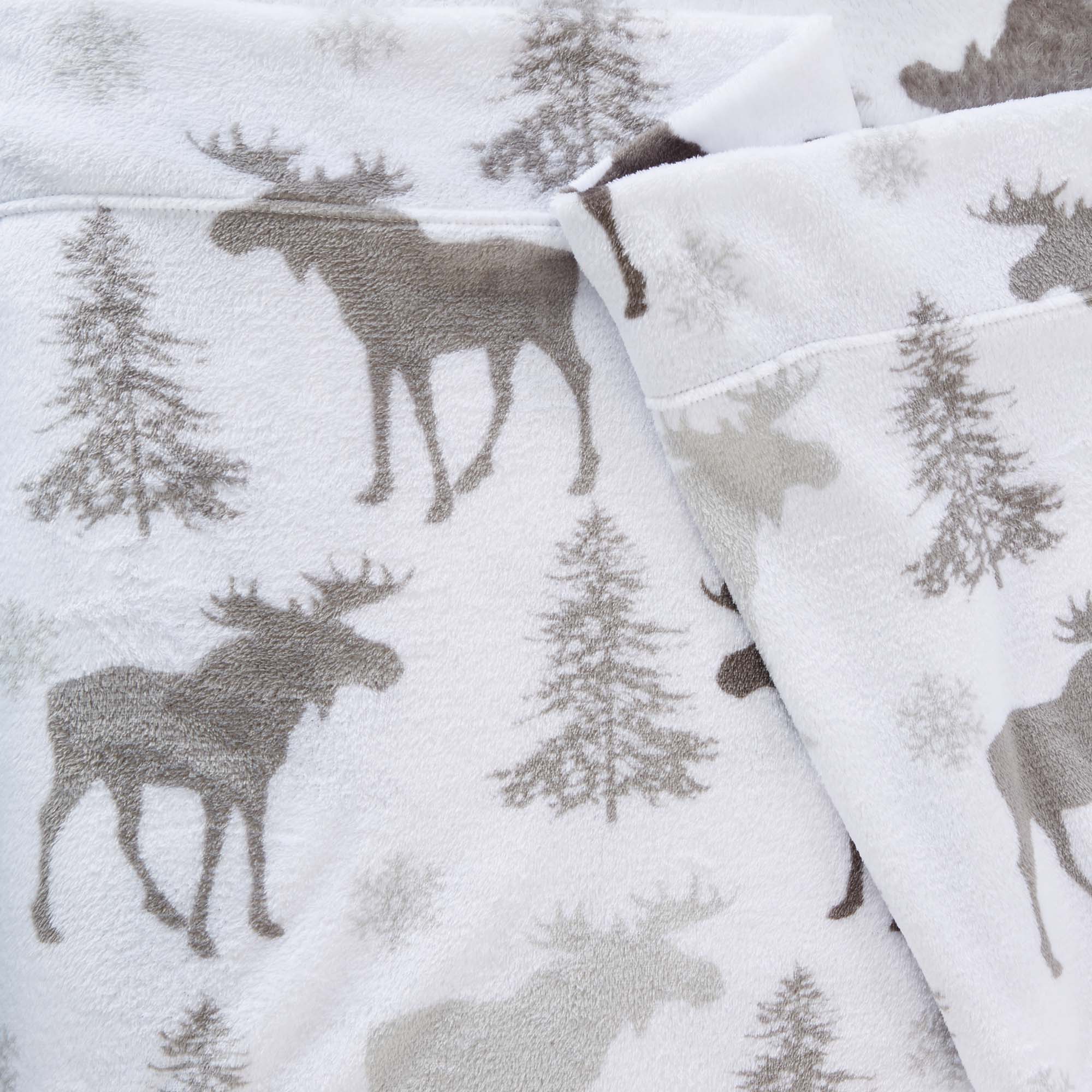 Printed Plush Sheet - Velvet Luxe Collection Great Bay Home