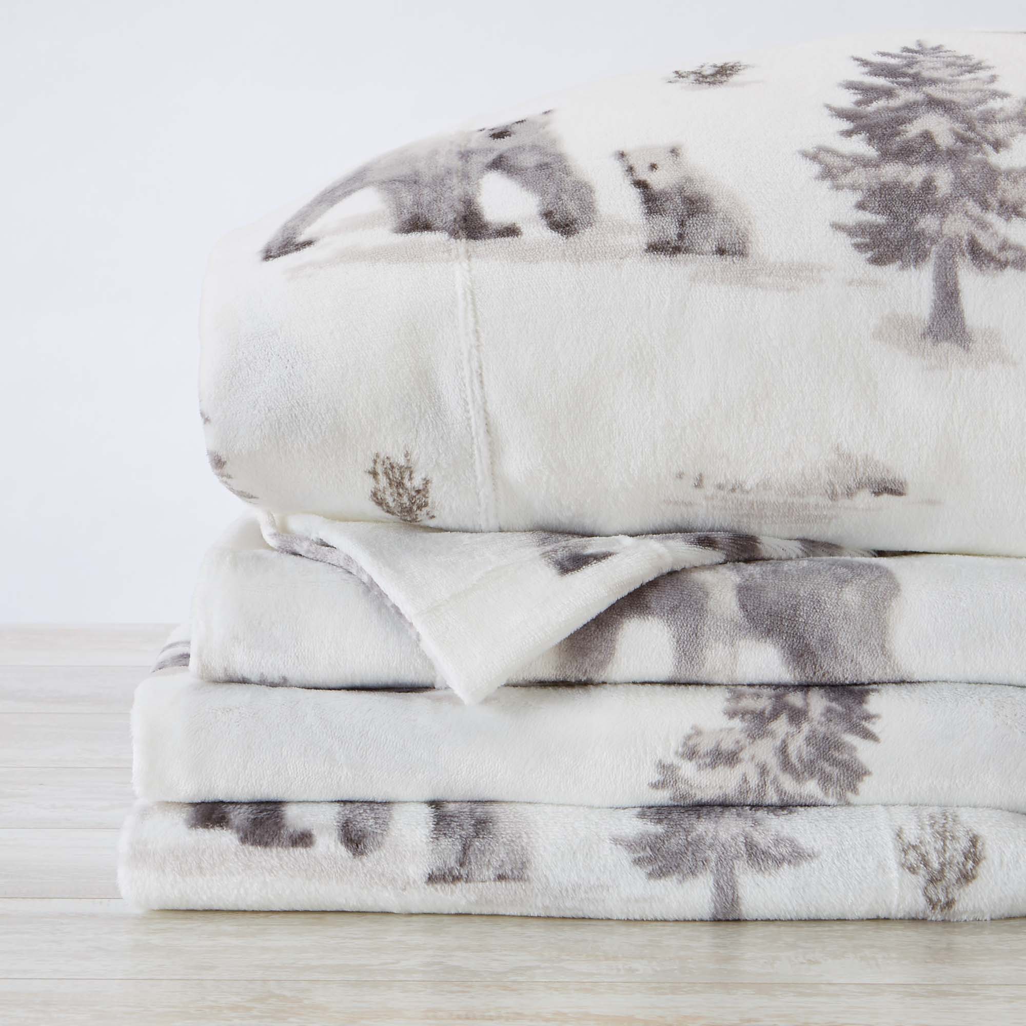 Printed Plush Sheet - Velvet Luxe Collection Great Bay Home