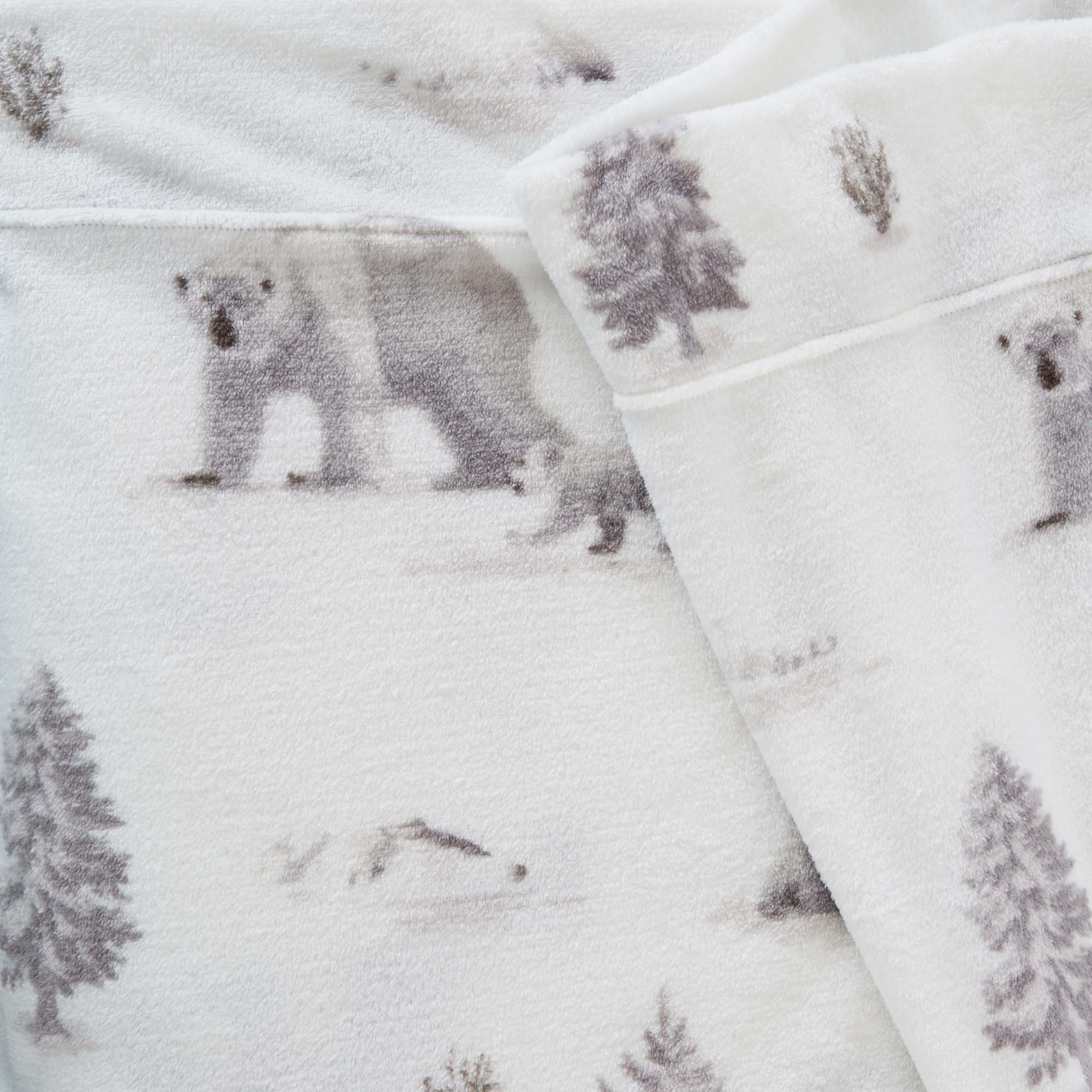 Printed Plush Sheet - Velvet Luxe Collection Great Bay Home