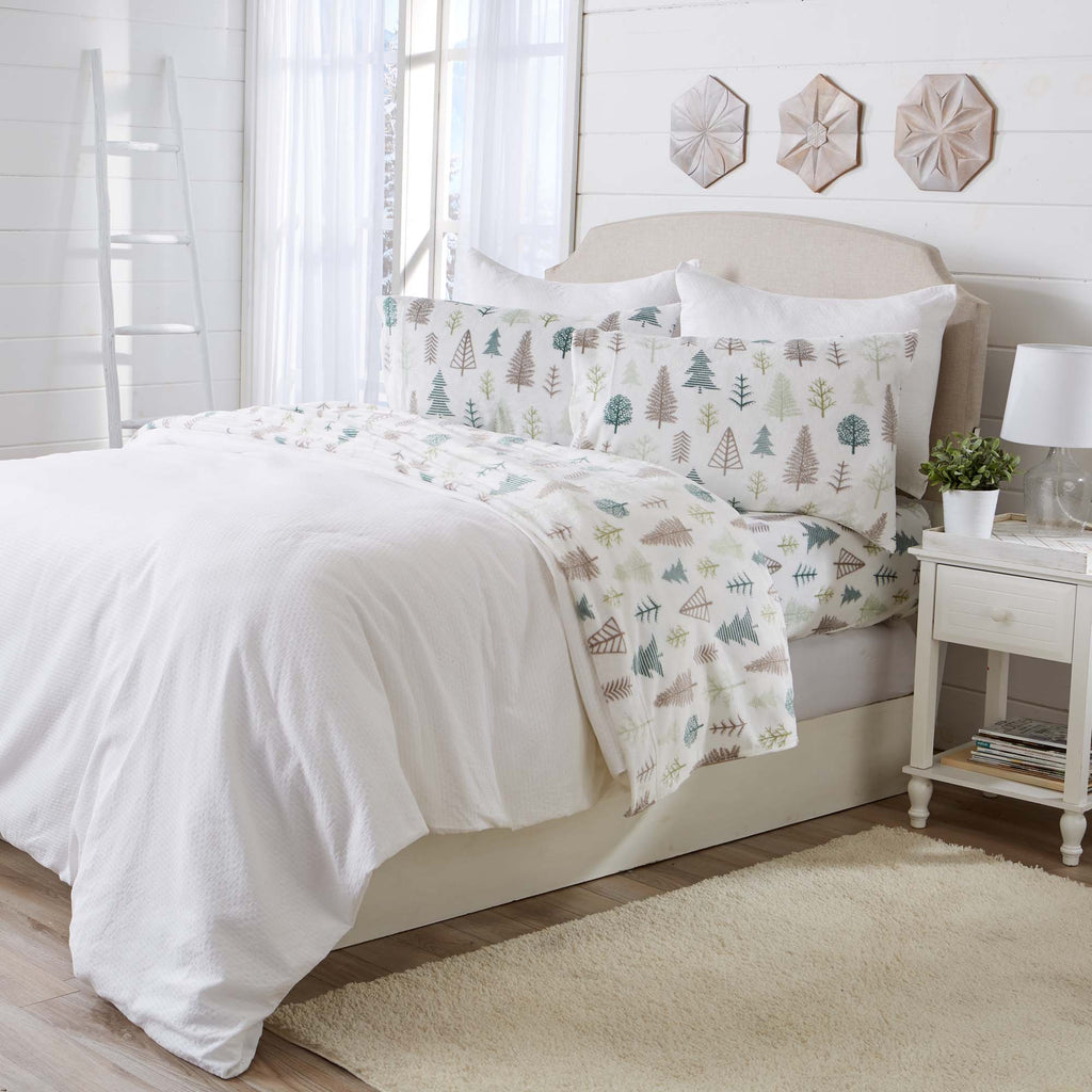 Printed Plush Sheet - Velvet Luxe Collection Great Bay Home