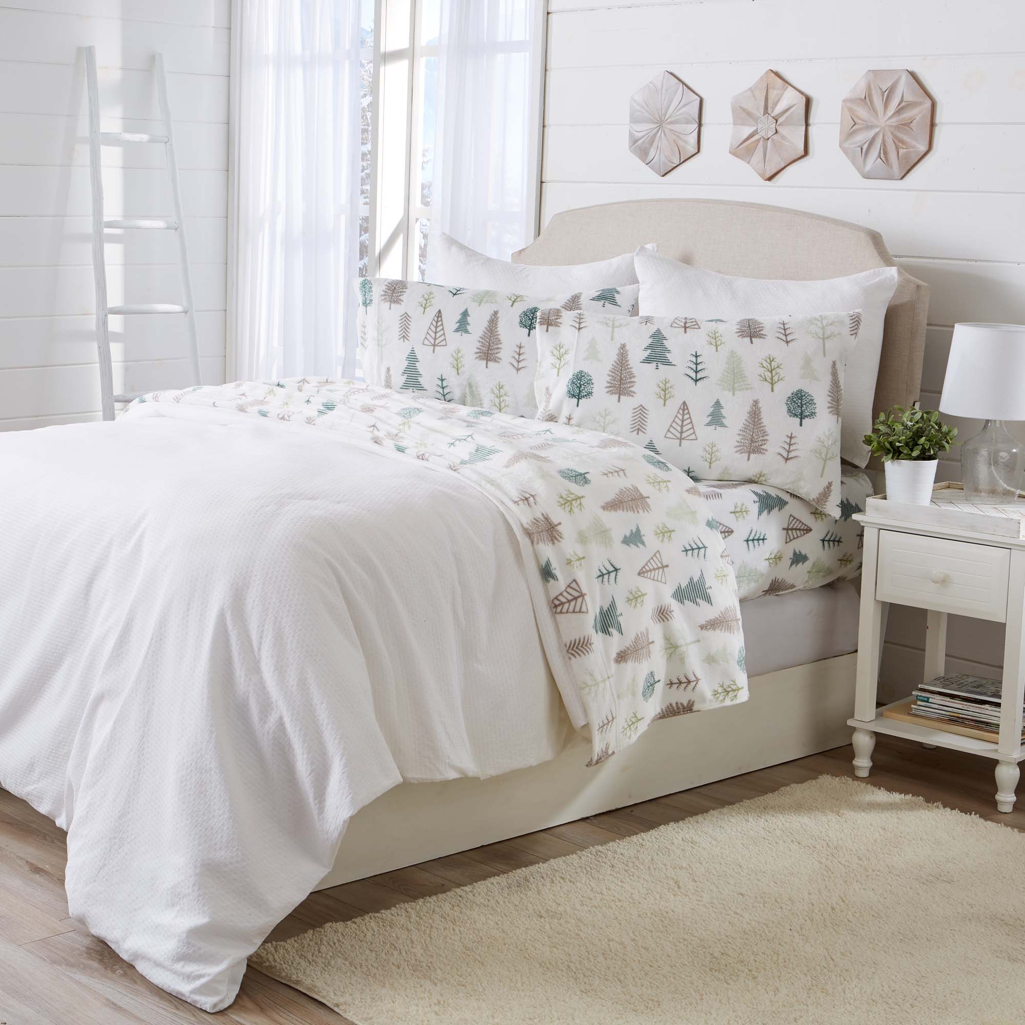 Printed Plush Sheet - Velvet Luxe Collection Great Bay Home
