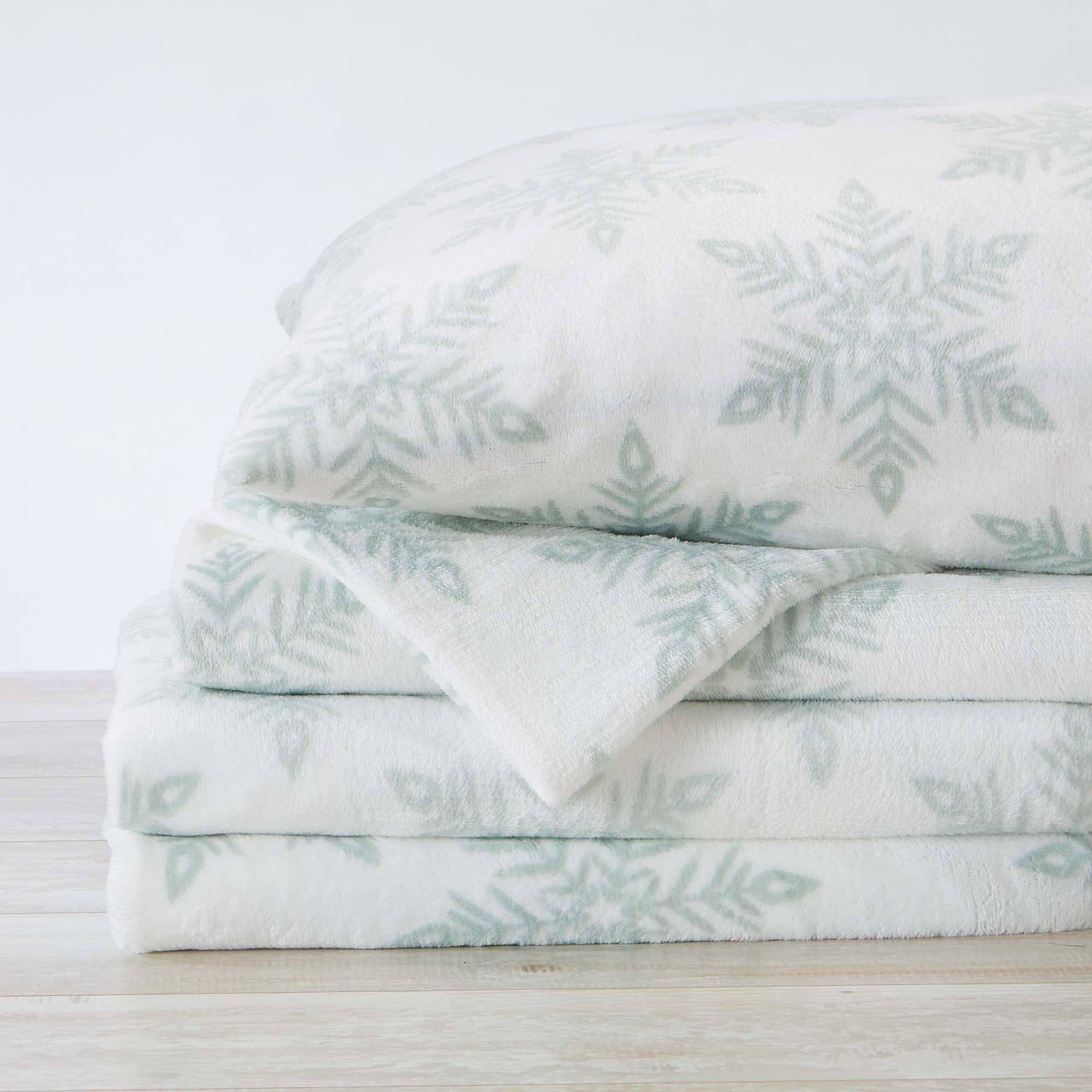 Printed Plush Sheet - Velvet Luxe Collection Great Bay Home