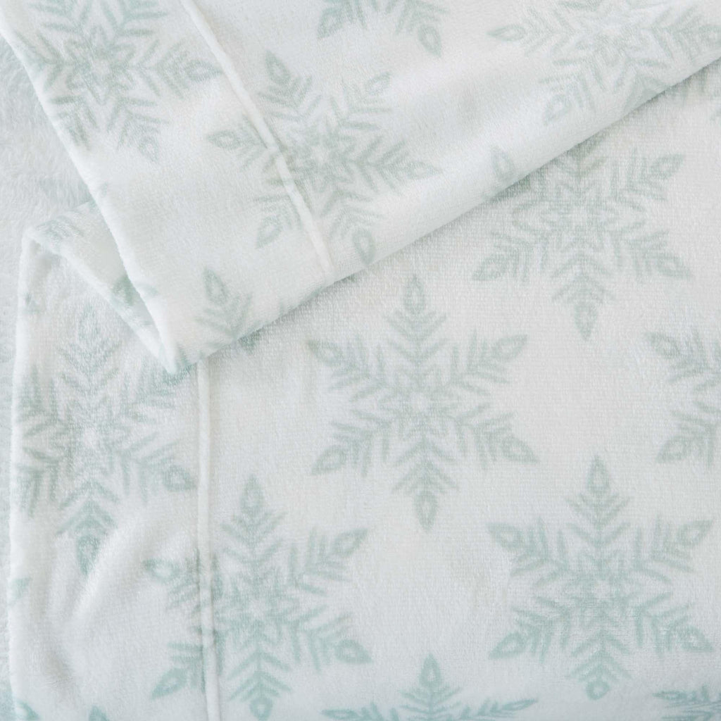 Printed Plush Sheet - Velvet Luxe Collection Great Bay Home