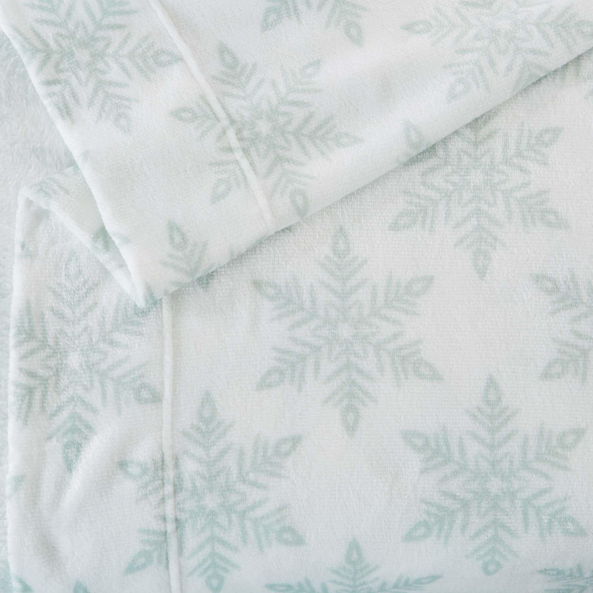 Printed Plush Sheet - Velvet Luxe Collection Great Bay Home