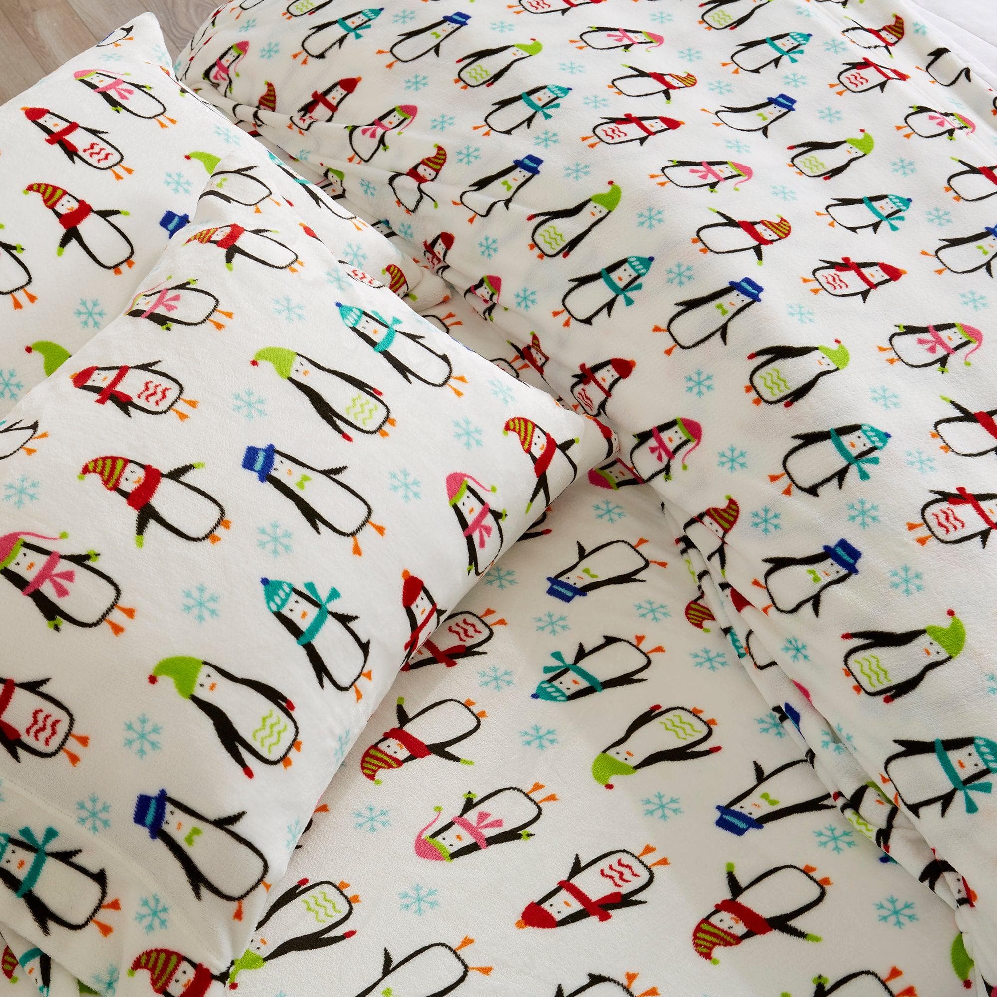 Printed Plush Sheet - Velvet Luxe Collection Great Bay Home