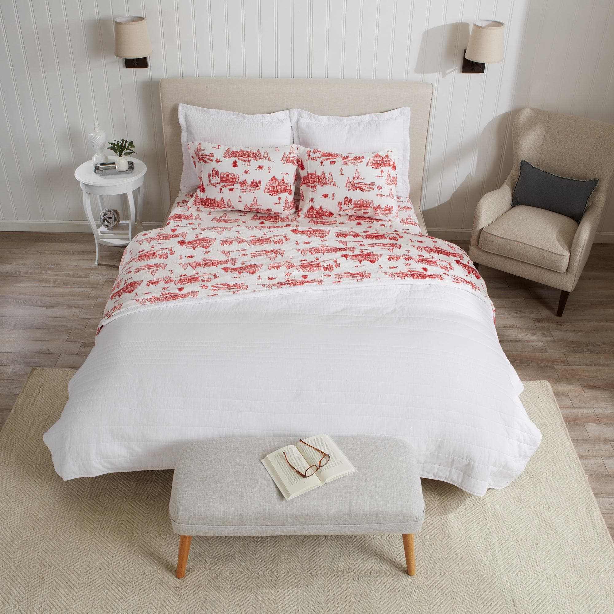 Printed Plush Sheet - Velvet Luxe Collection Great Bay Home